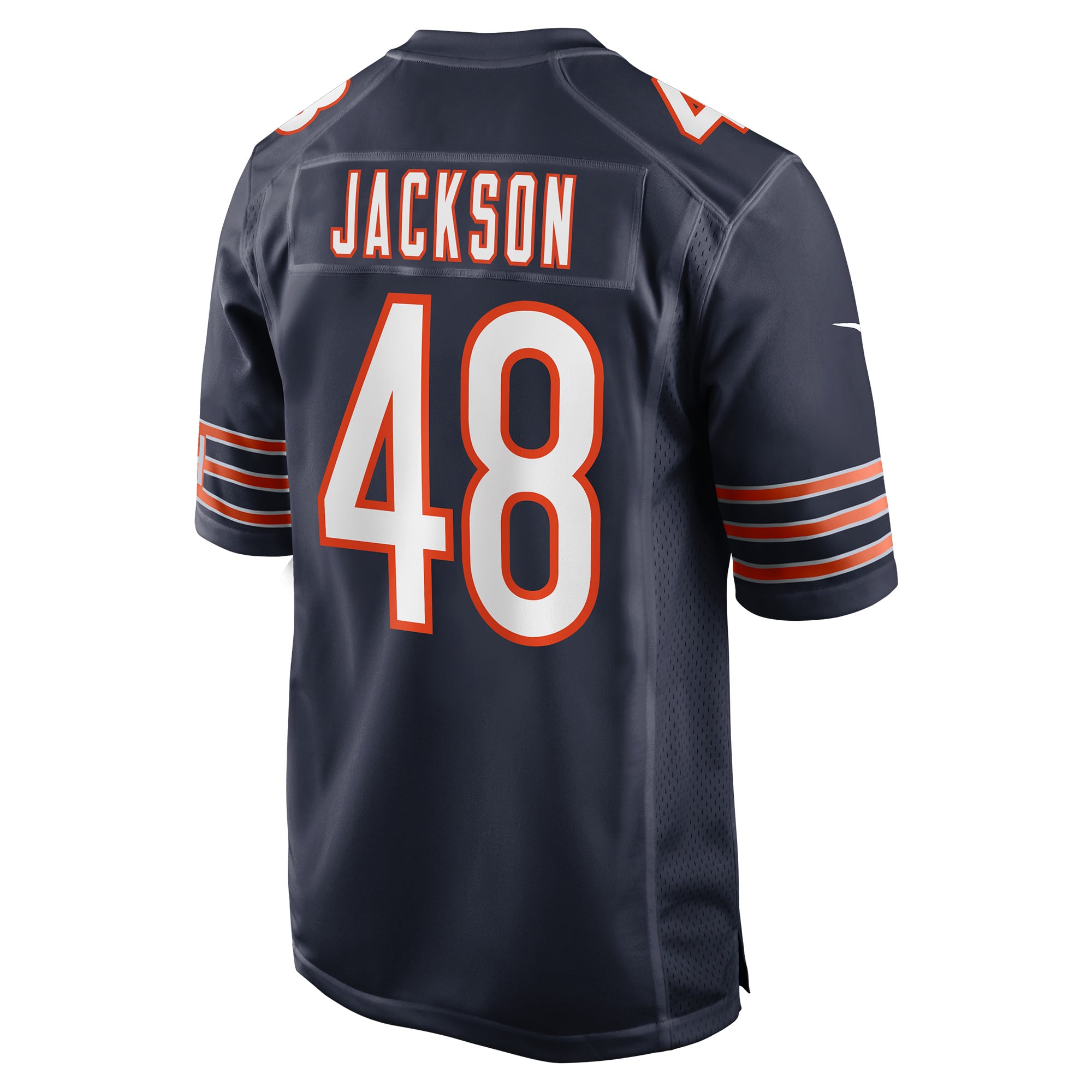 DMarco Jackson Chicago Bears Game Jersey Navy NFL Football Fan Wear