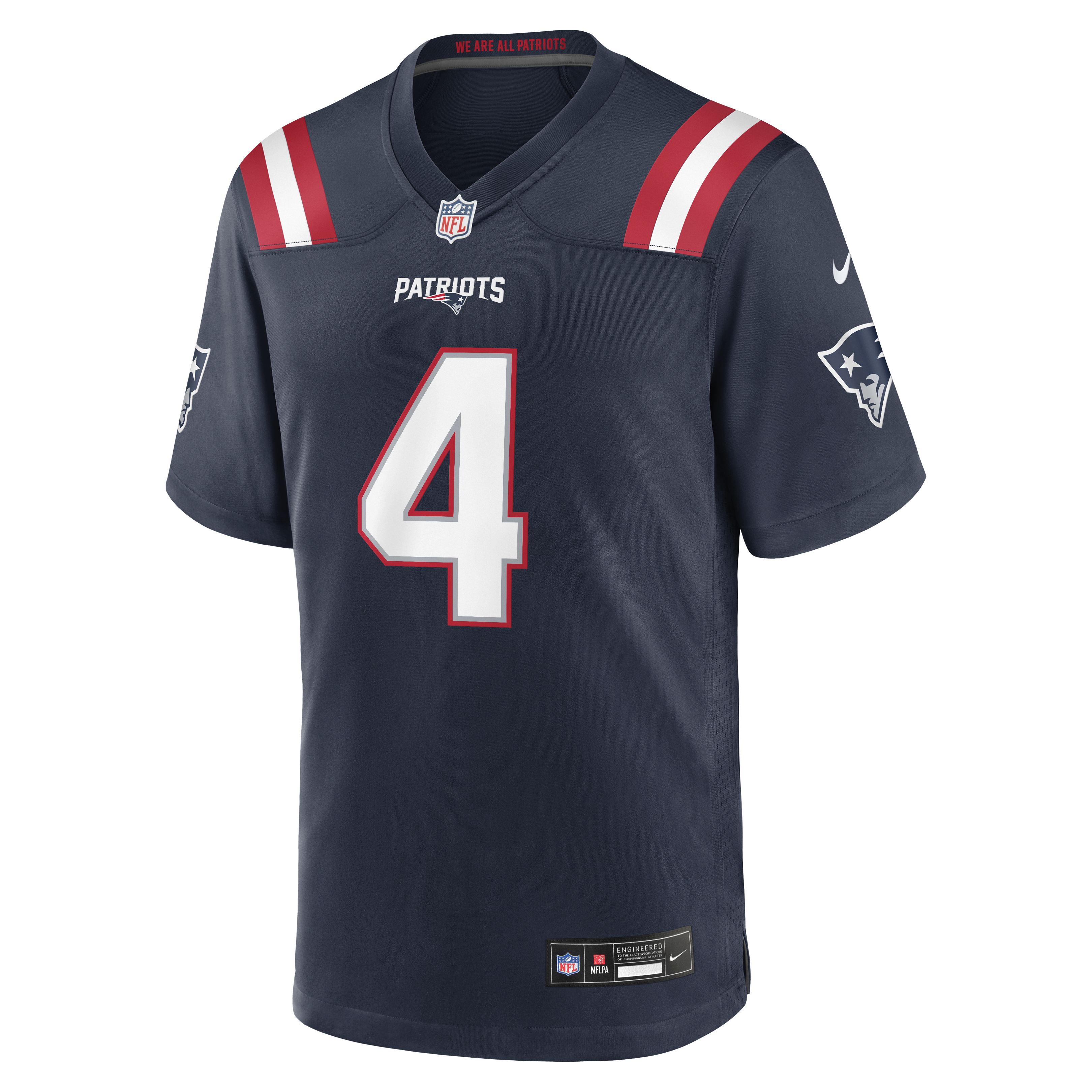 Adam Vinatieri Retired New England Patriots Game Jersey Navy NFL Football Fan Wear