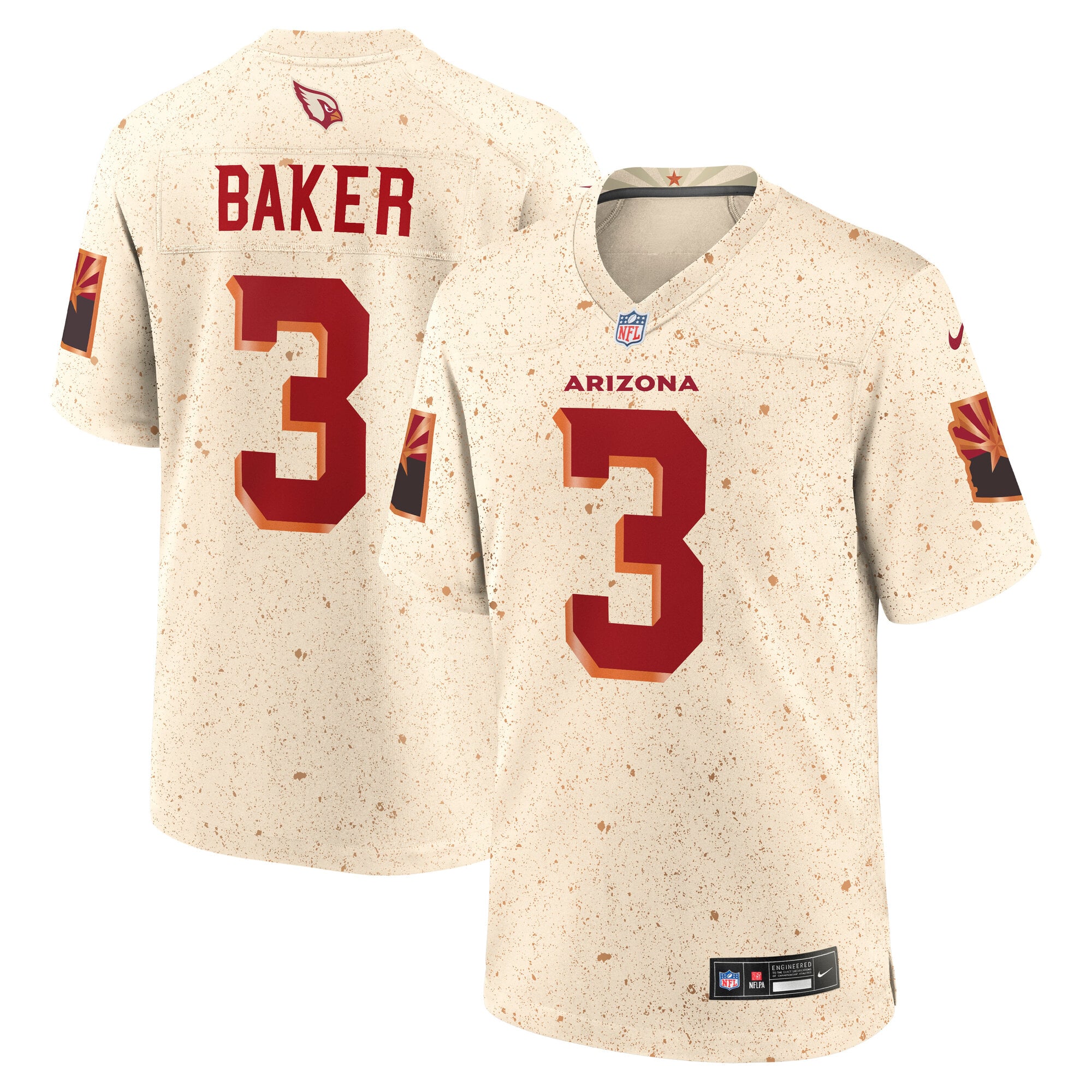 Budda Baker Arizona Cardinals Game Jersey NFL Football Fan Wear Budda Baker