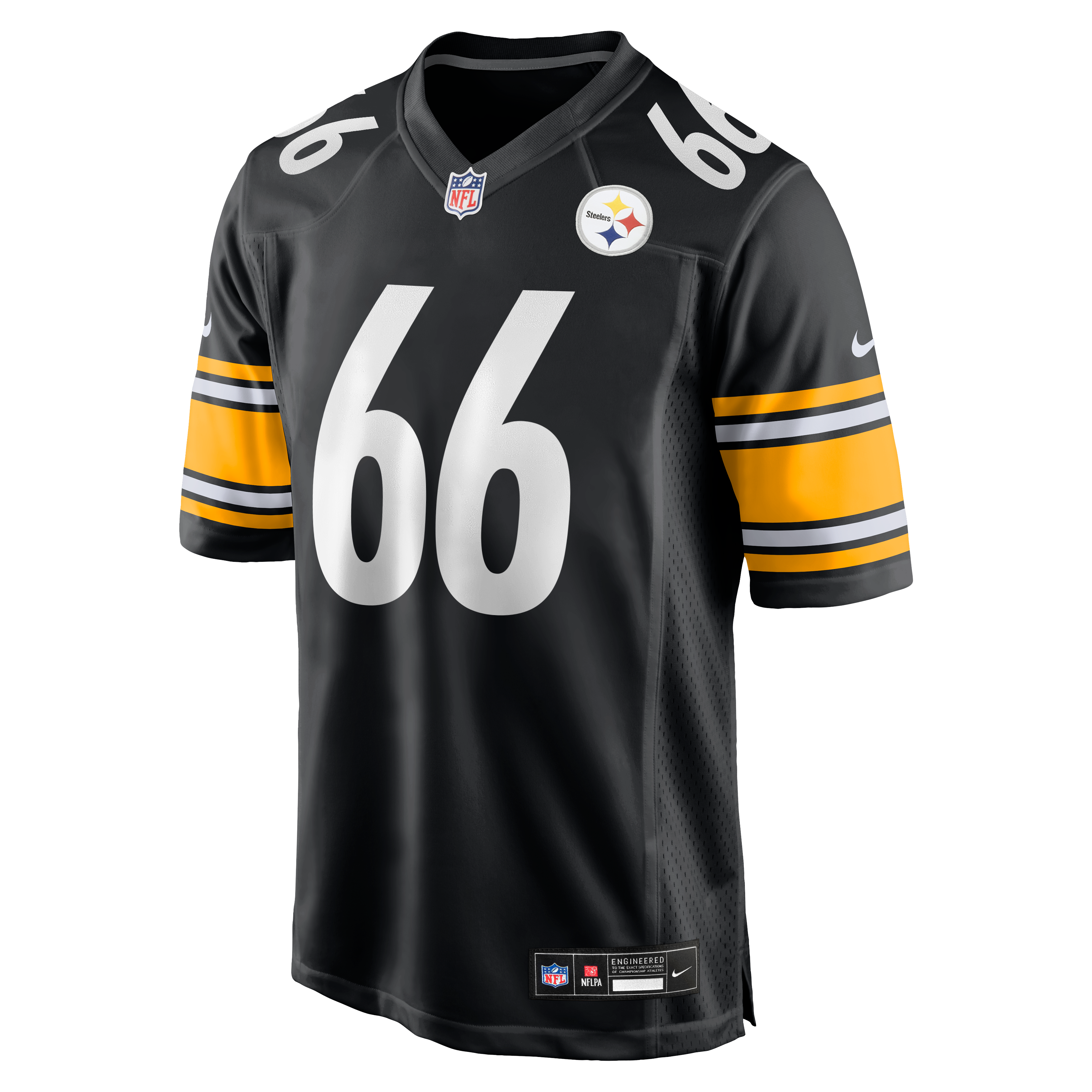 Mason McCormick Pittsburgh Steelers Game Jersey Black NFL Football Fan Wear