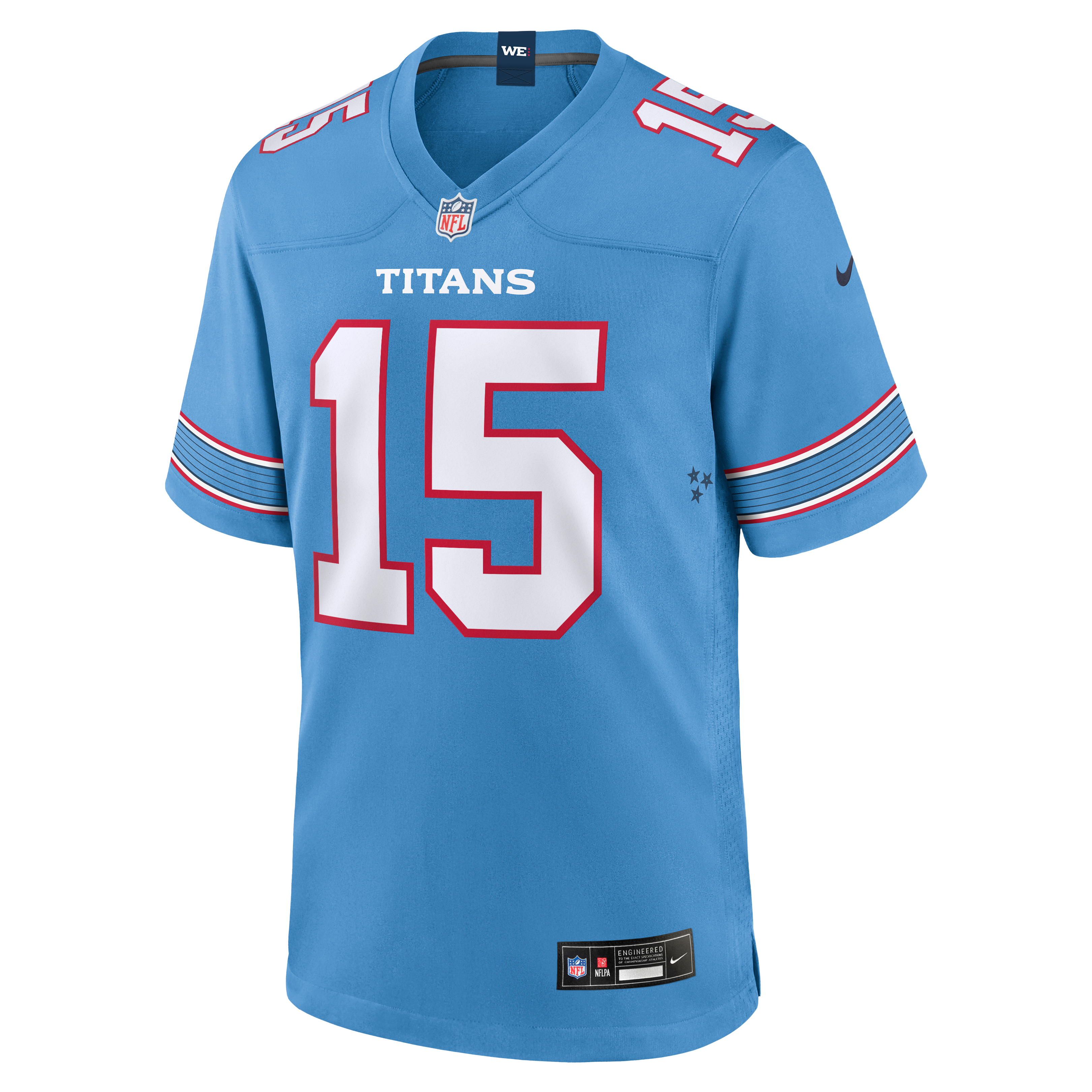 Round Pick No Tennessee Titans Game Jersey NFL Football Fan Wear Round Pick No
