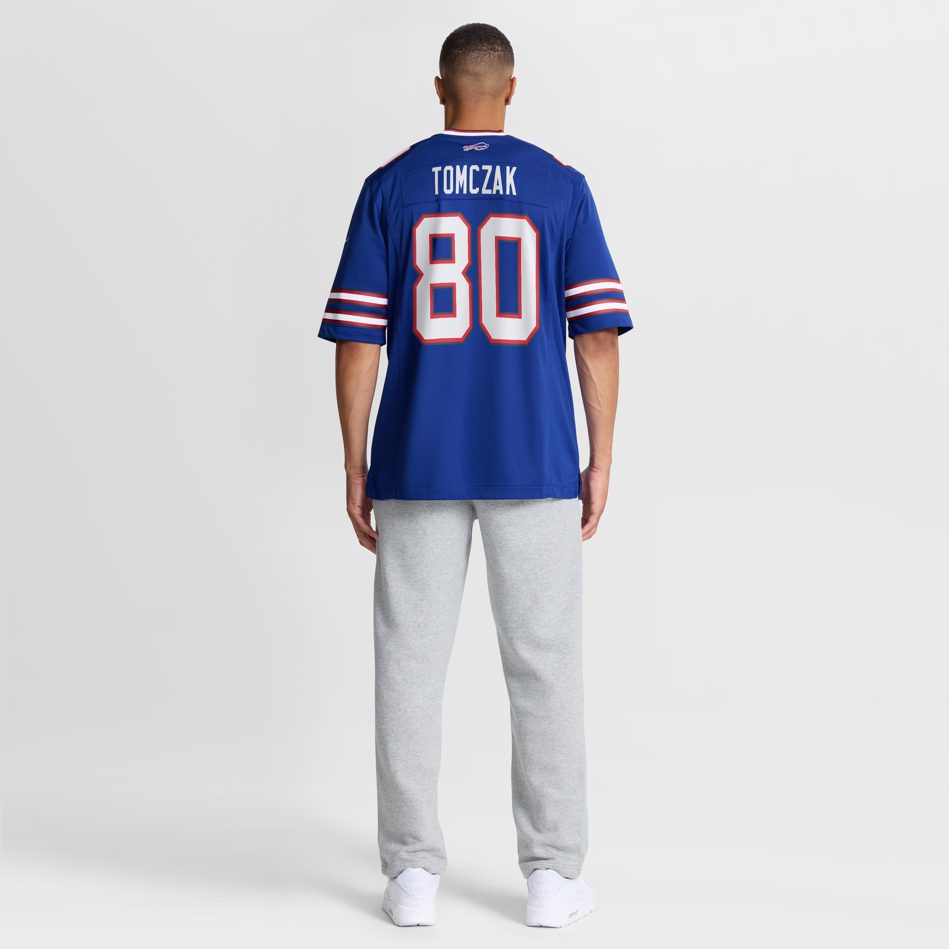 Max Tomczak Buffalo Bills Game Jersey Royal NFL Football Fan Wear