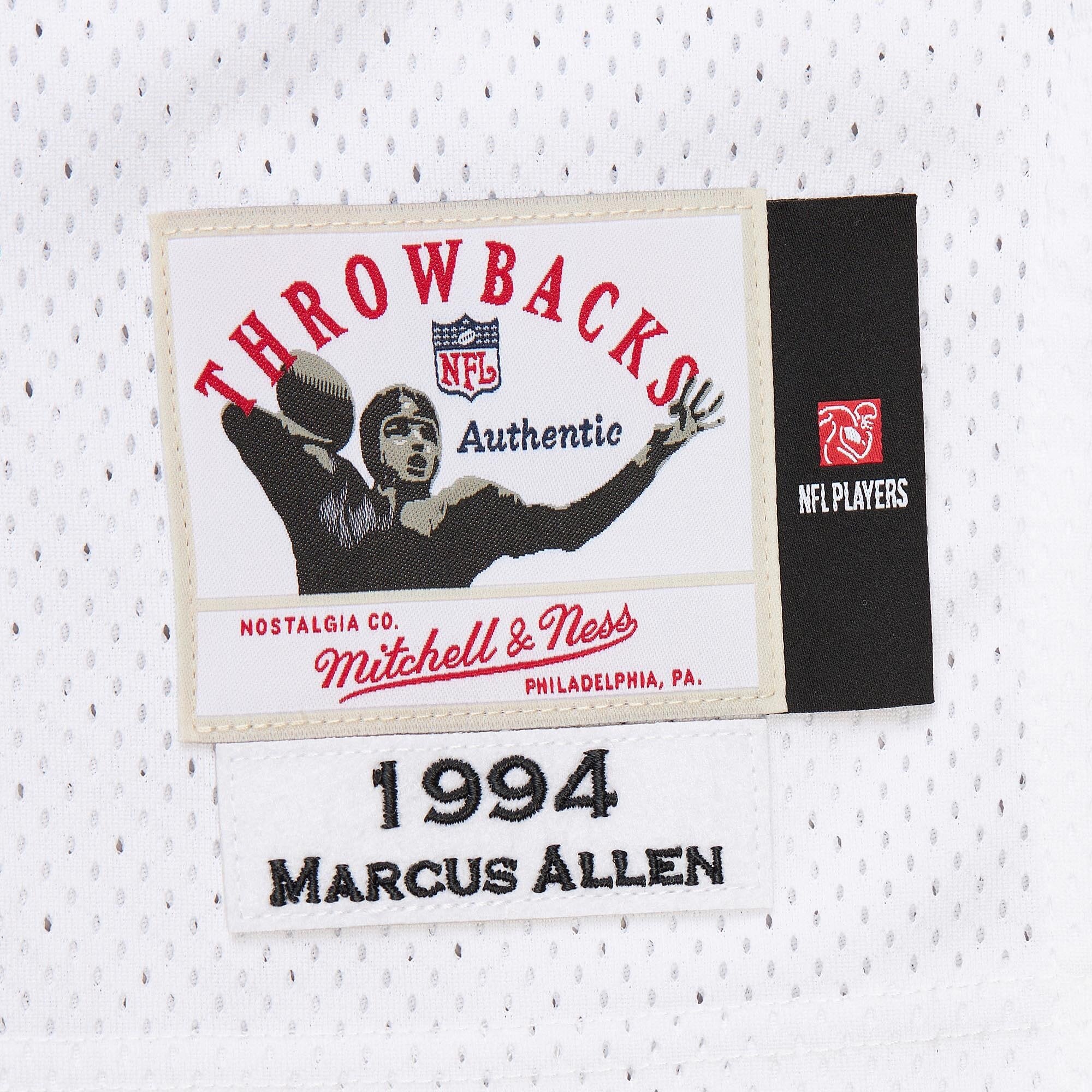 Retired Marcus Allen Kansas City Chiefs Player Jersey White NFL Football Fan Wear