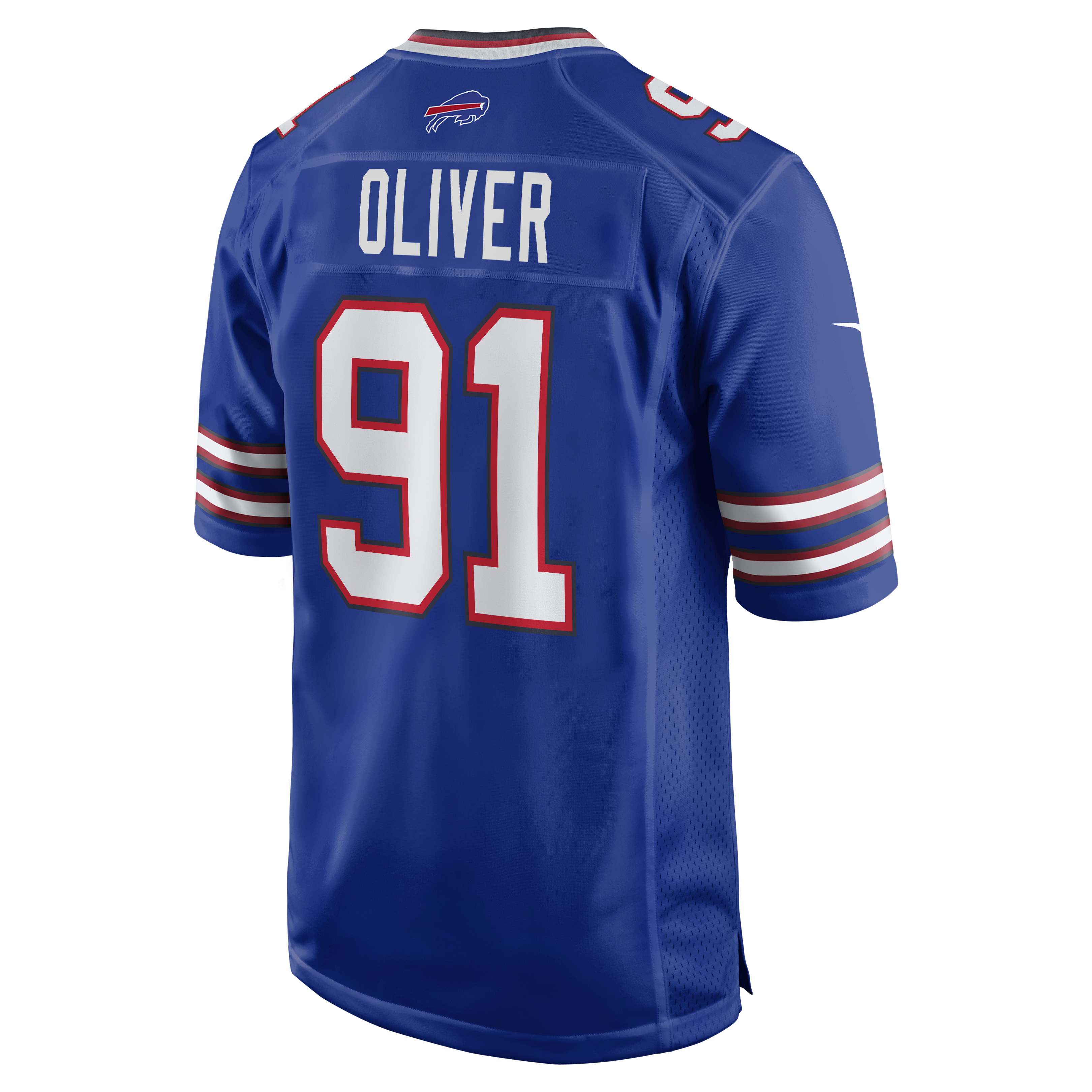 Ed Oliver Buffalo Bills Player Jersey Royal NFL Football Fan Wear Ed Oliver