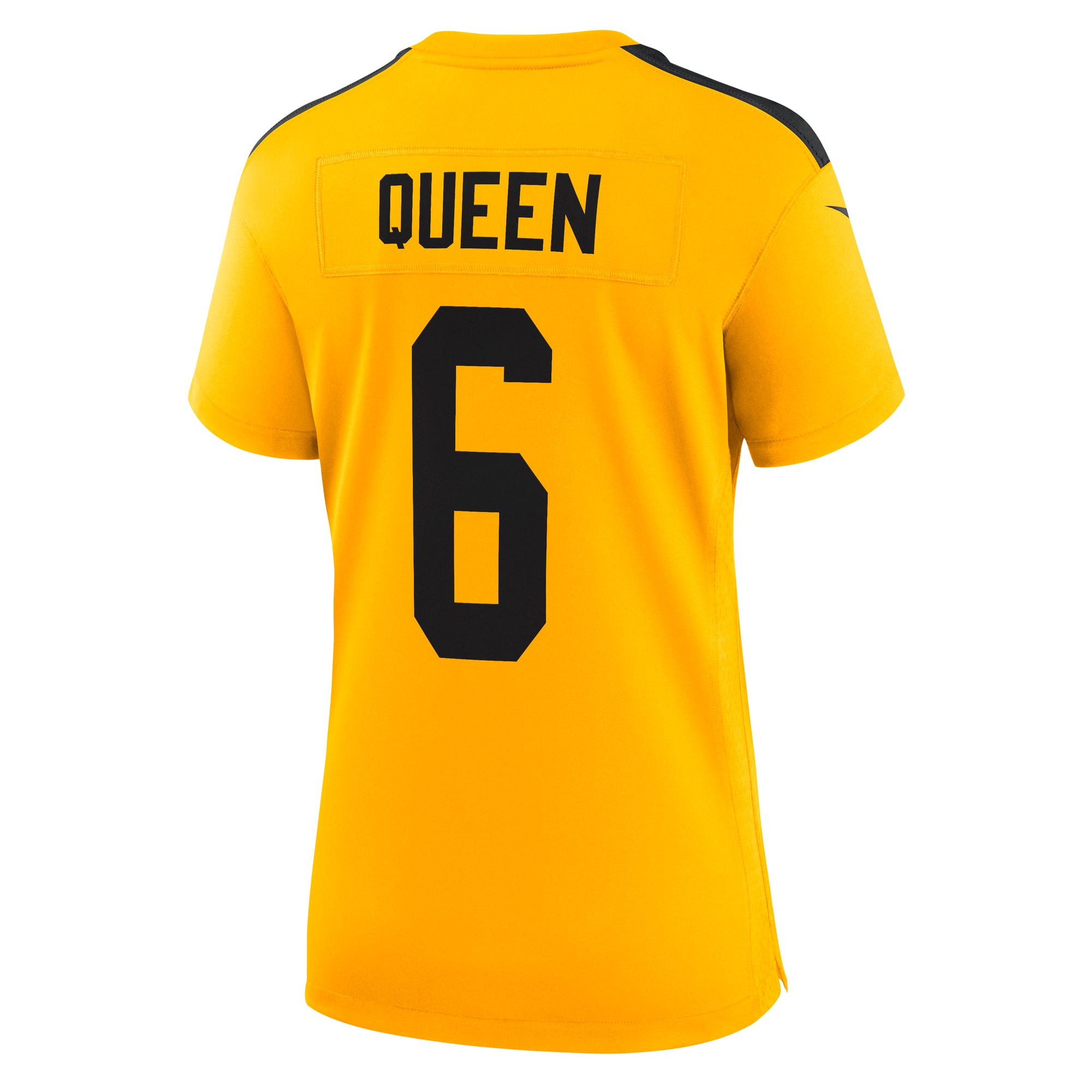 Patrick Queen Pittsburgh Steelers Game Jersey Gold NFL Football Fan Wear Patrick Queen