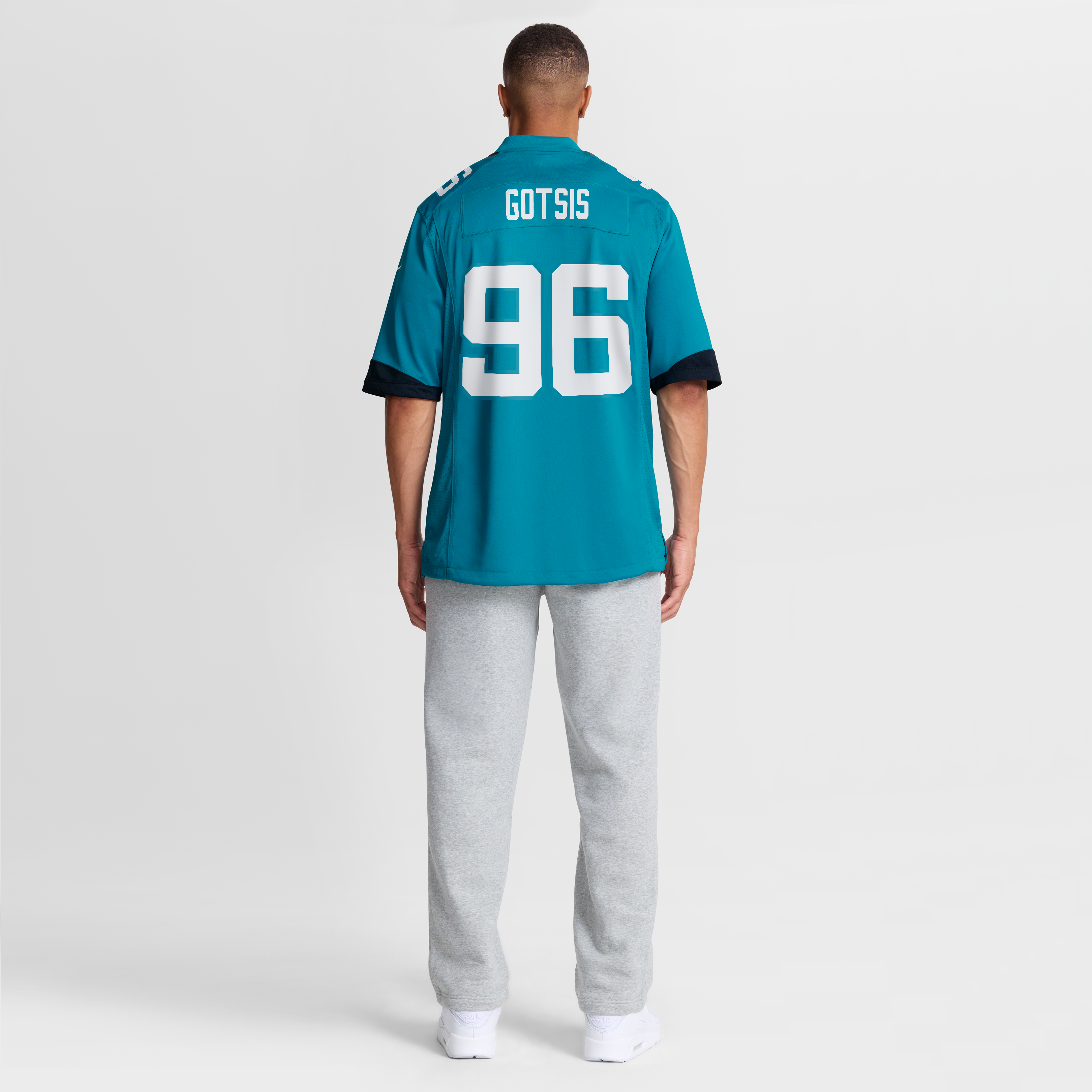 Adam Gotsis Jacksonville Jaguars Game Jersey Teal NFL Football Fan Wear