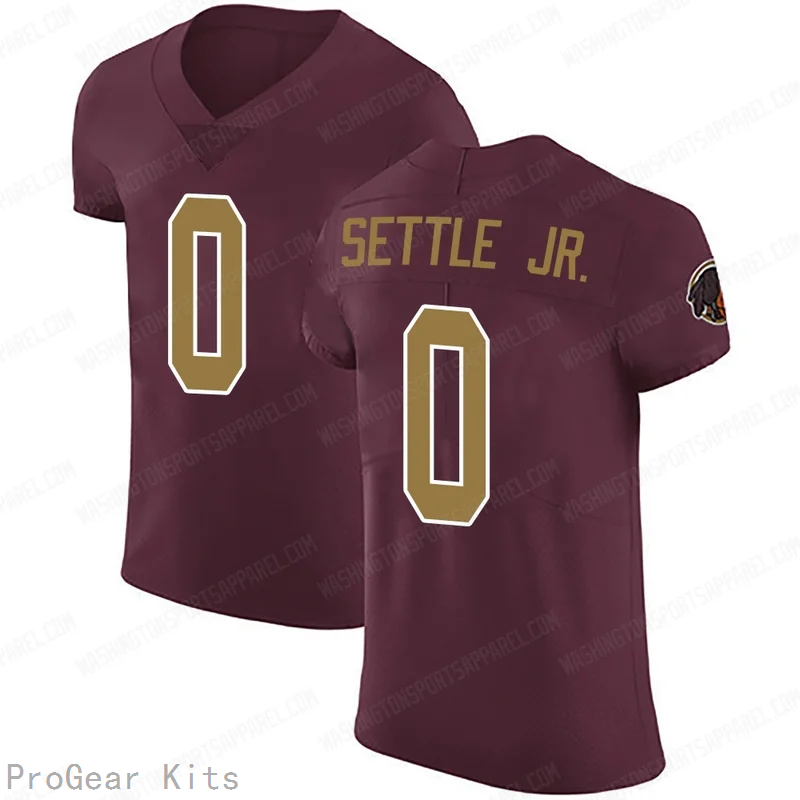 Tim Settle Jr Washington Commanders Legend Jersey No.0 Burgundy NFL Football Fan Wear Tim Settle Jr
