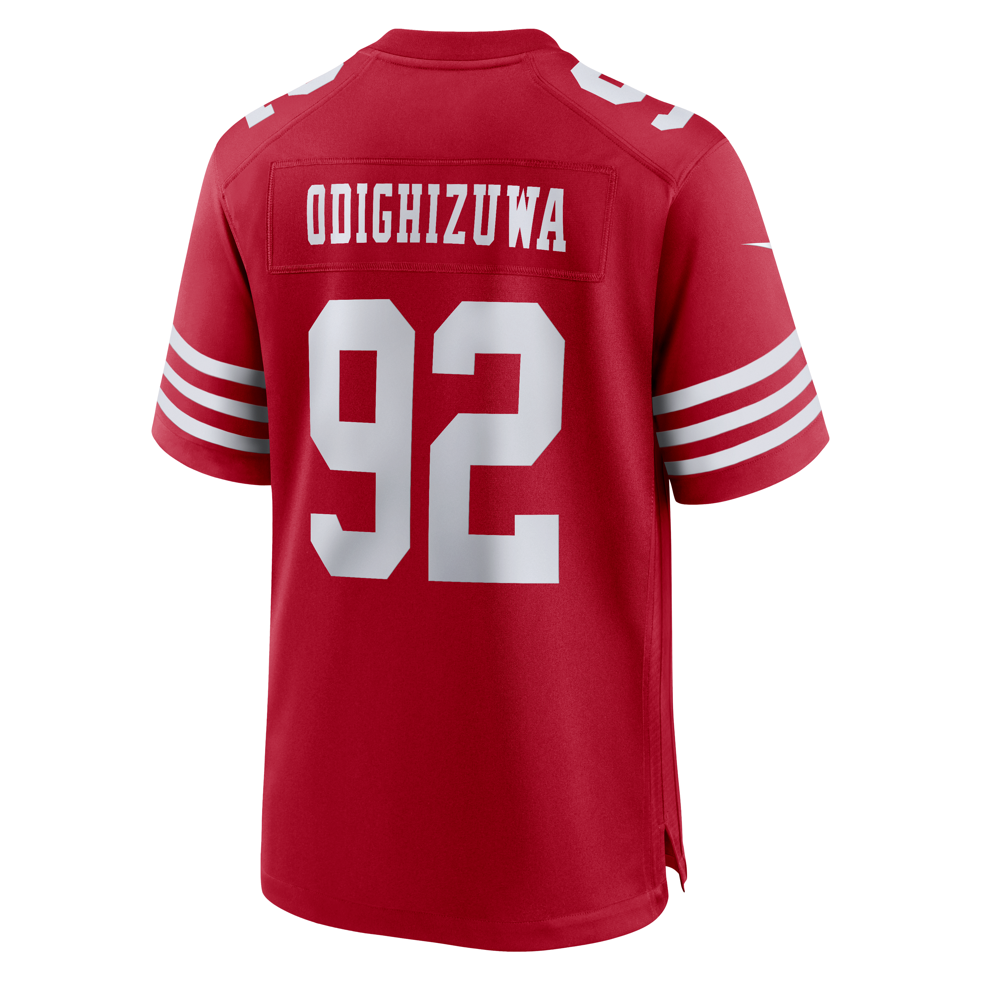Osa Odighizuwa San Francisco 49ers Game Jersey Scarlet NFL Football Fan Wear