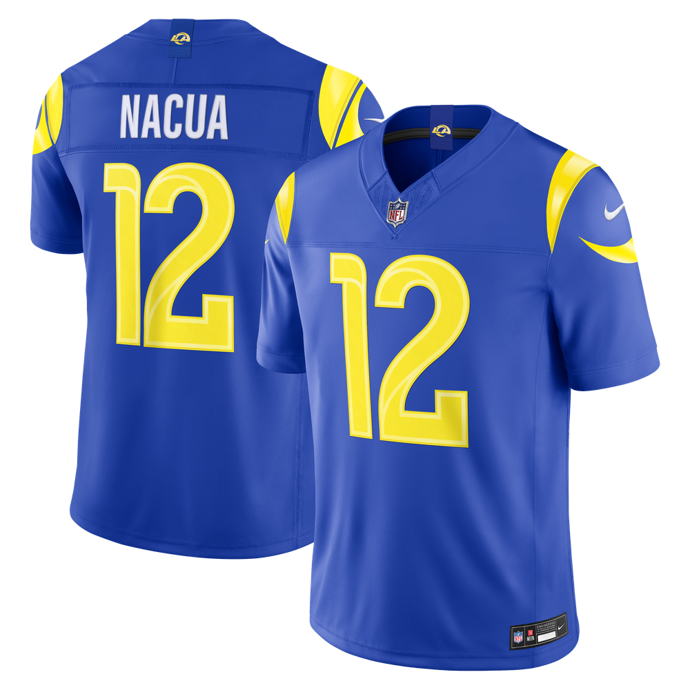 Puka Nacua Los Angeles Rams Player Jersey Royal NFL Football Fan Wear