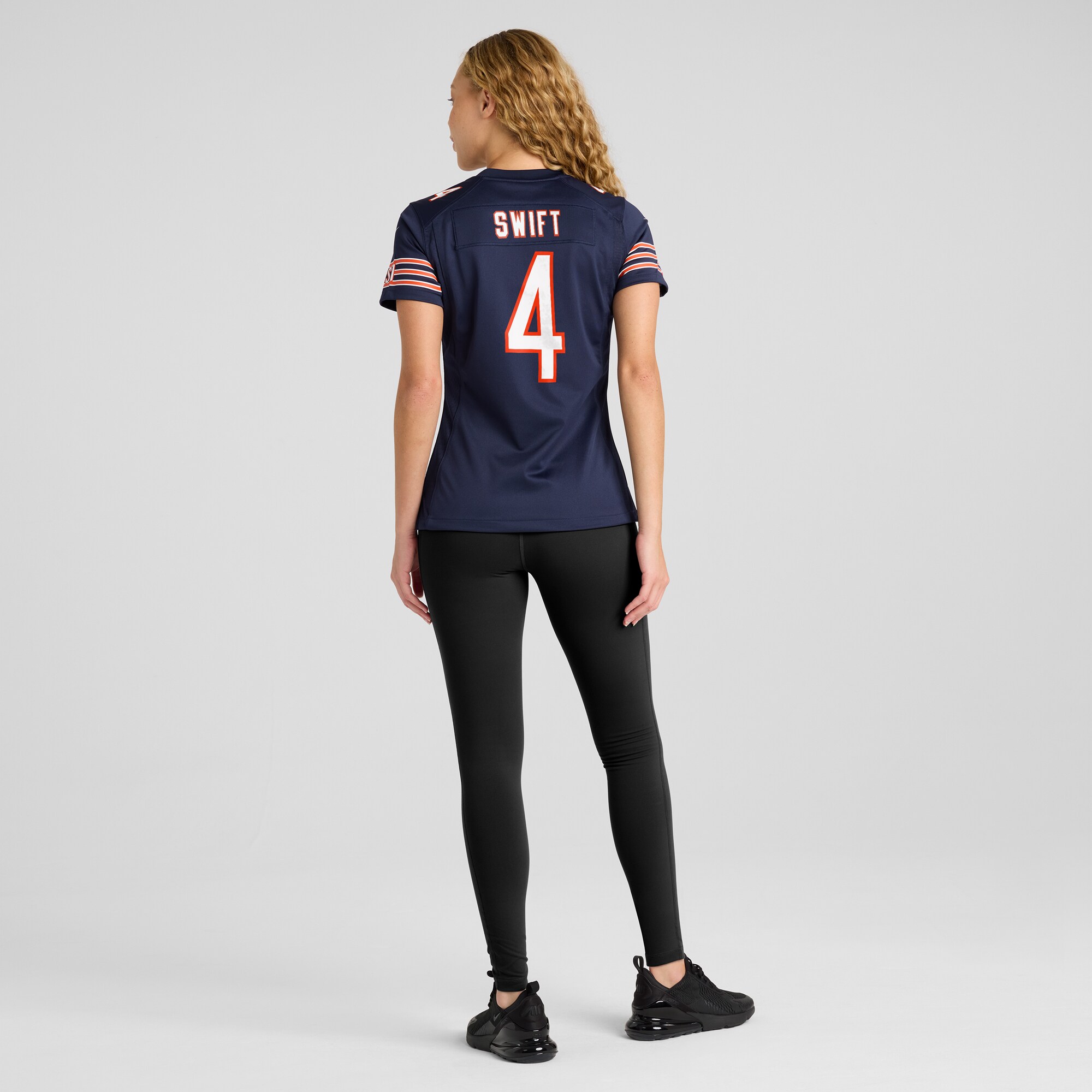 DAndre Swift Chicago Bears Game Jersey Navy NFL Football Fan Wear DAndre Swift