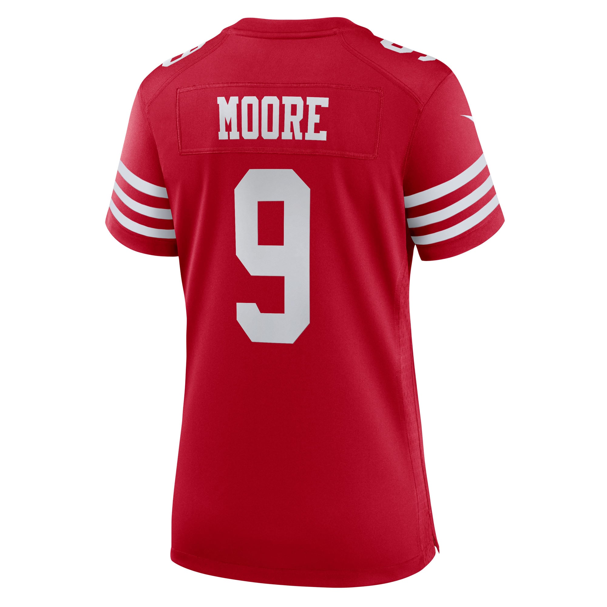 Skyy Moore San Francisco 49ers Game Jersey Scarlet NFL Football Fan Wear Skyy Moore