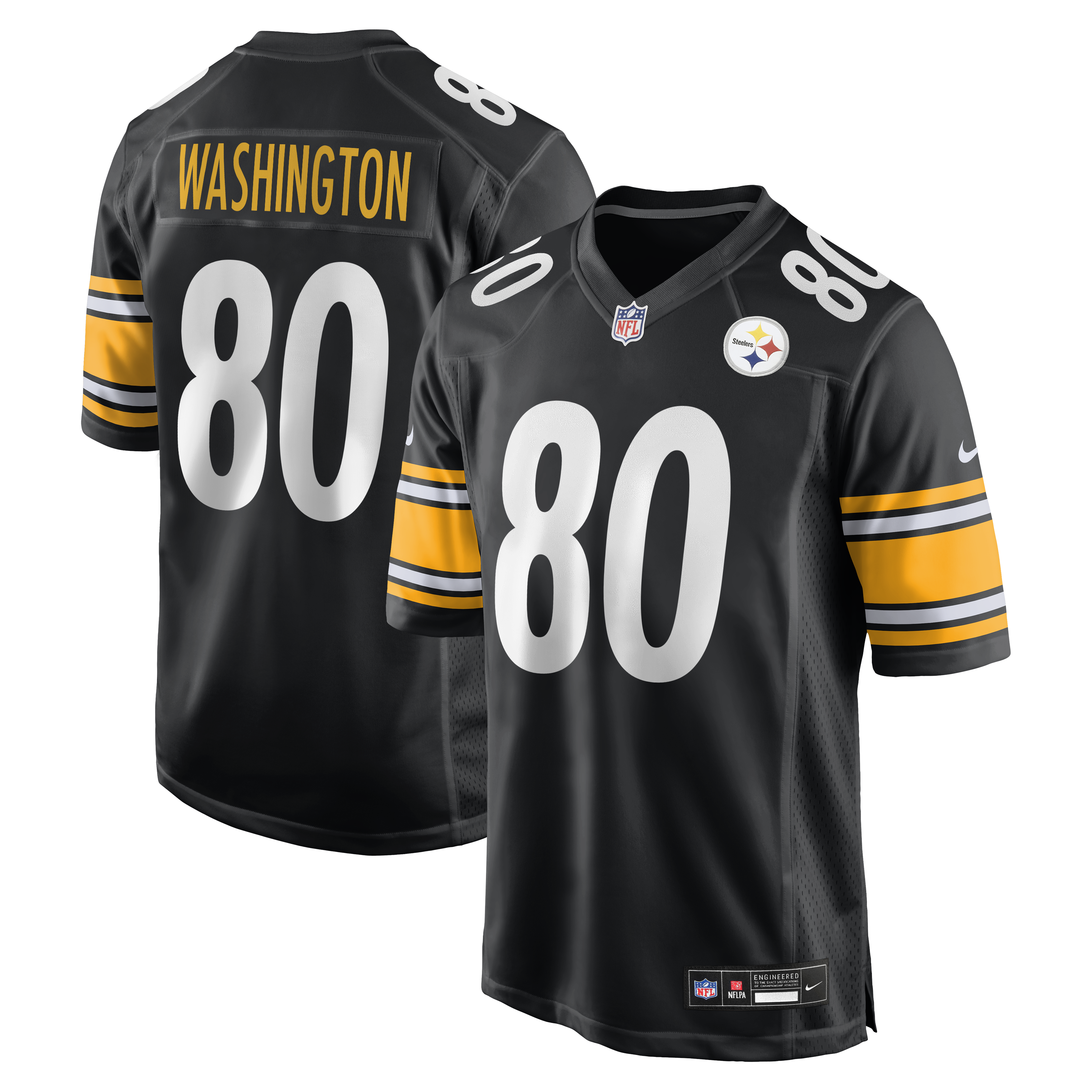 Darnell Washington Pittsburgh Steelers Game Jersey Black NFL Football Fan Wear