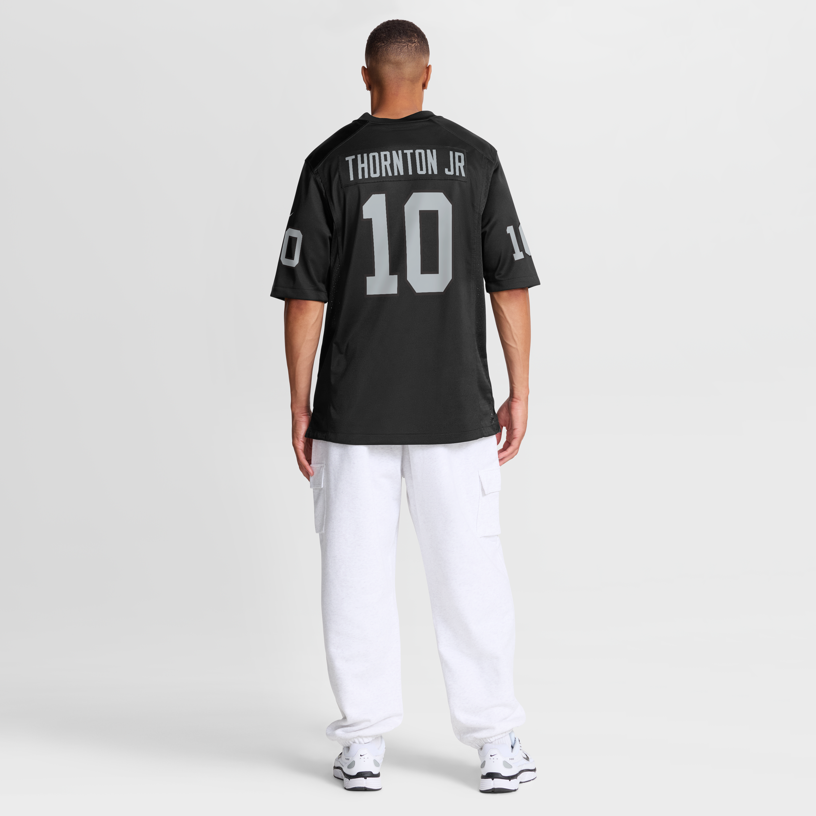 Dont'e Thornton Jr Las Vegas Raiders Game Jersey Black NFL Football Fan Wear