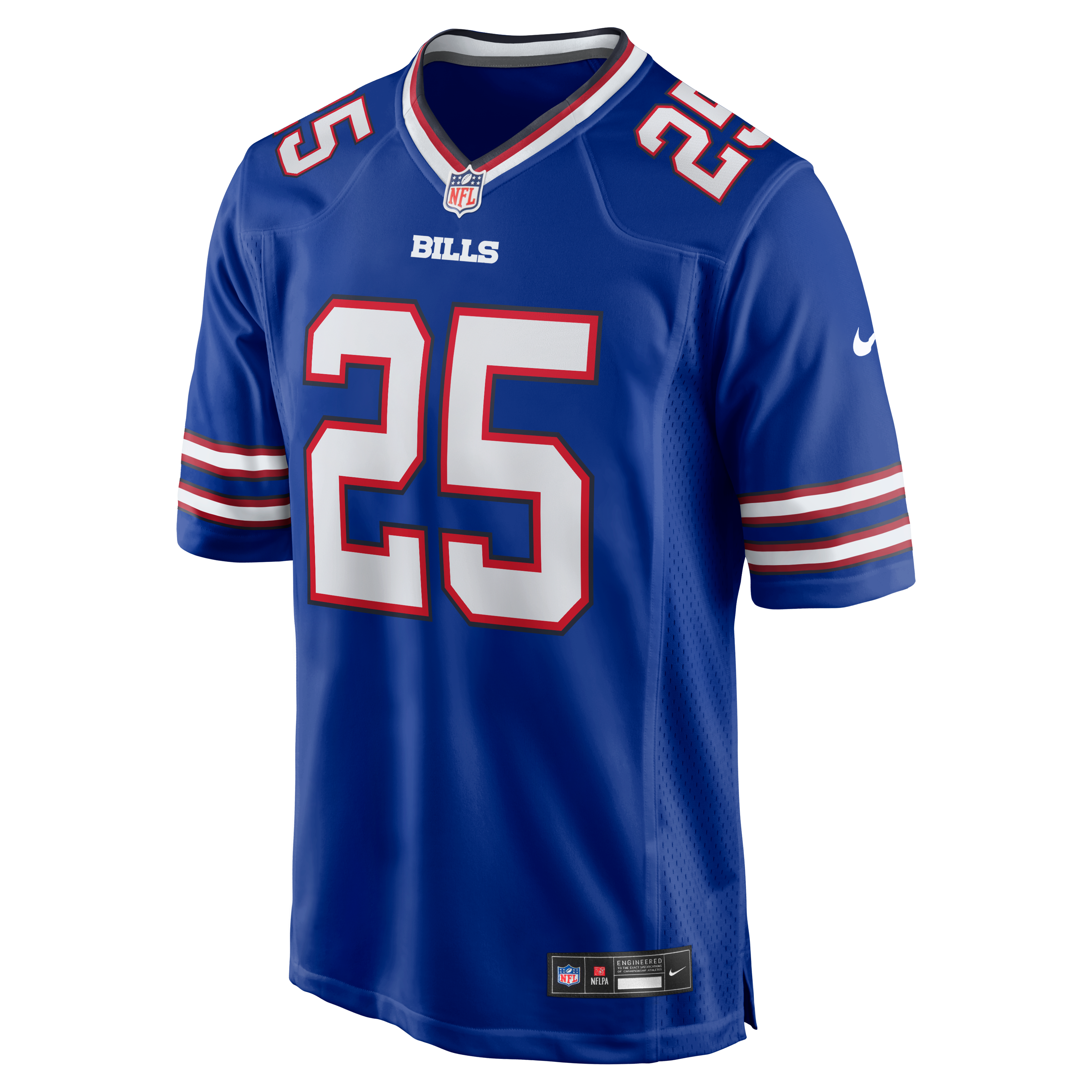 Geno Stone Buffalo Bills Game Jersey Royal NFL Football Fan Wear Geno Stone