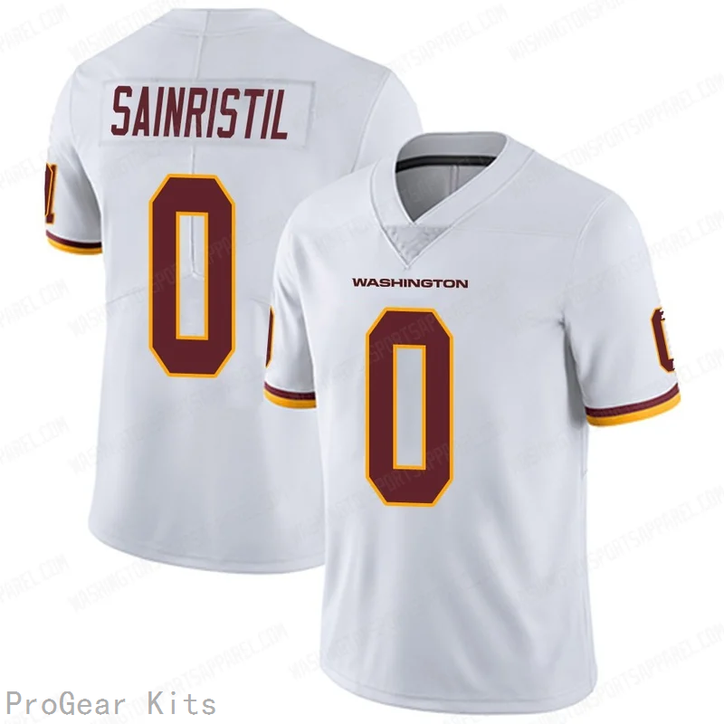 Mike Sainristil Washington Commanders Jersey White NFL Football Fan Wear Mike Sainristil
