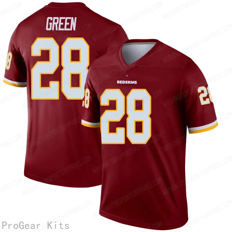 Darrell Inverted Washington Commanders Legend Jersey No.28 Green NFL Football Fan Wear
