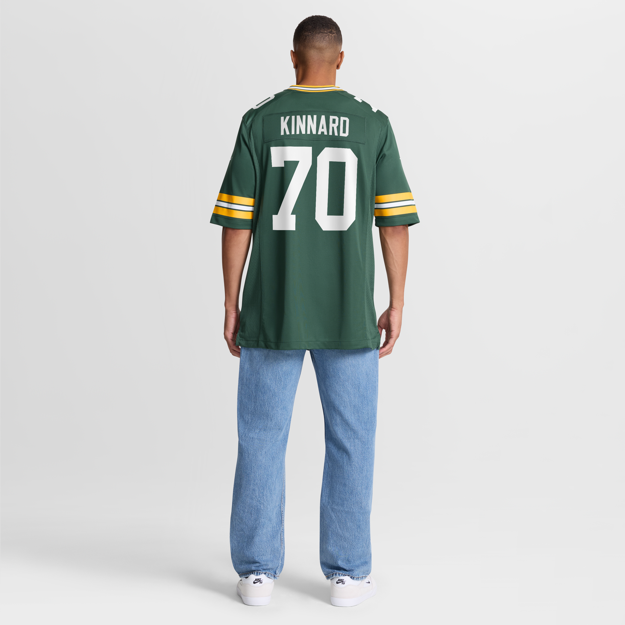 Darian Kinnard Green Bay Packers Game Jersey Green NFL Football Fan Wear Darian Kinnard
