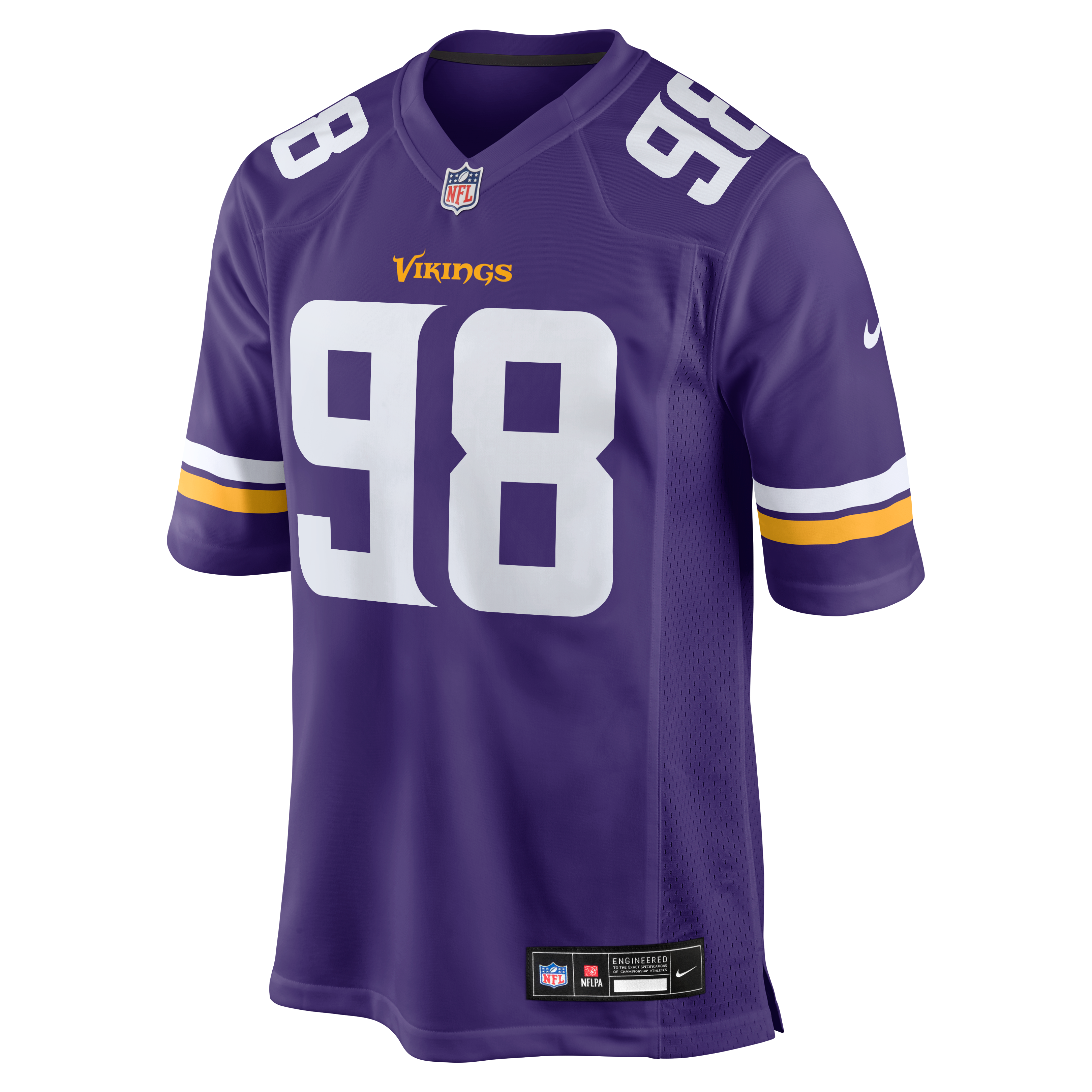 Bo Richter Minnesota Vikings Game Jersey Purple NFL Football Fan Wear