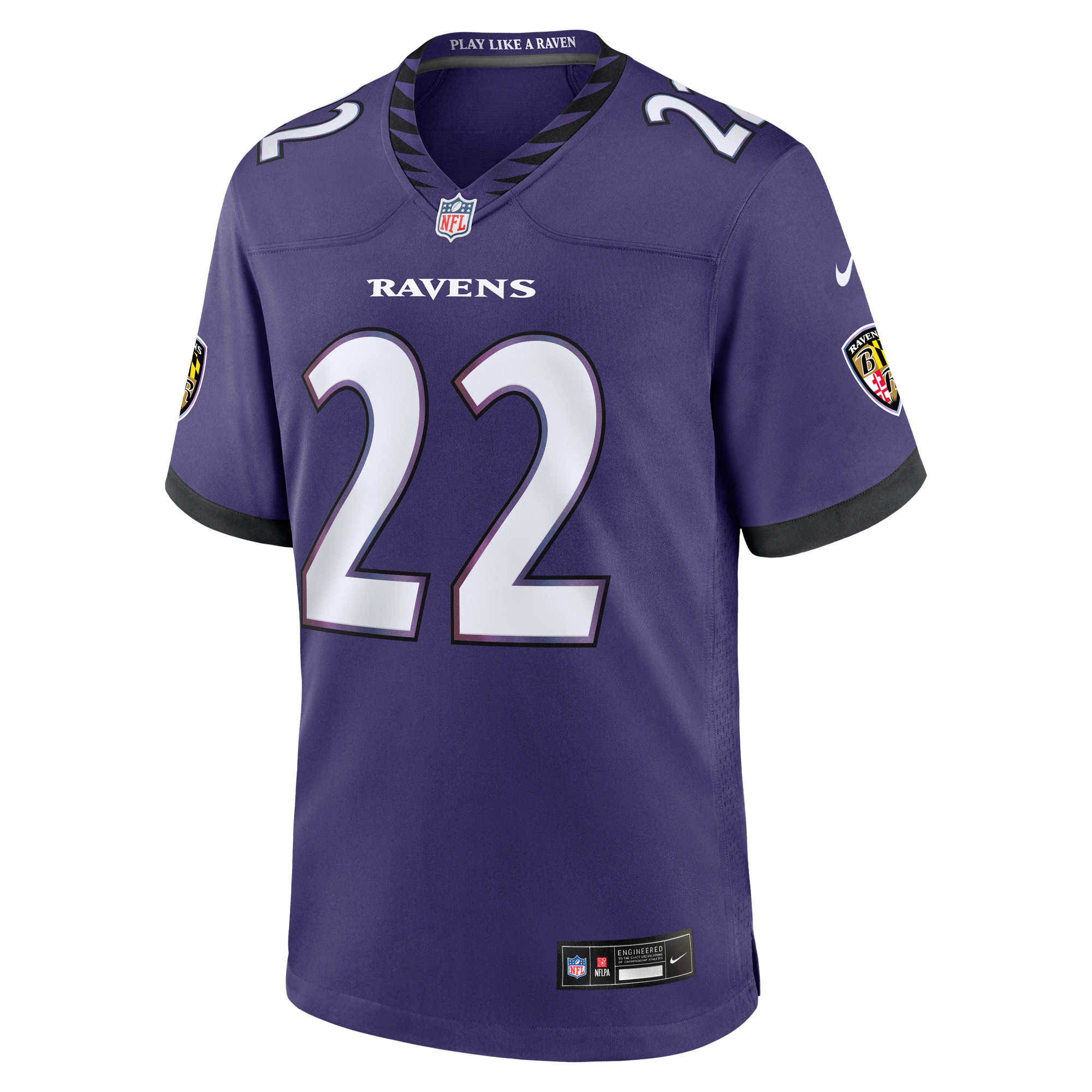 Derrick Henry Baltimore Ravens Game Jersey Purple NFL Football Fan Wear