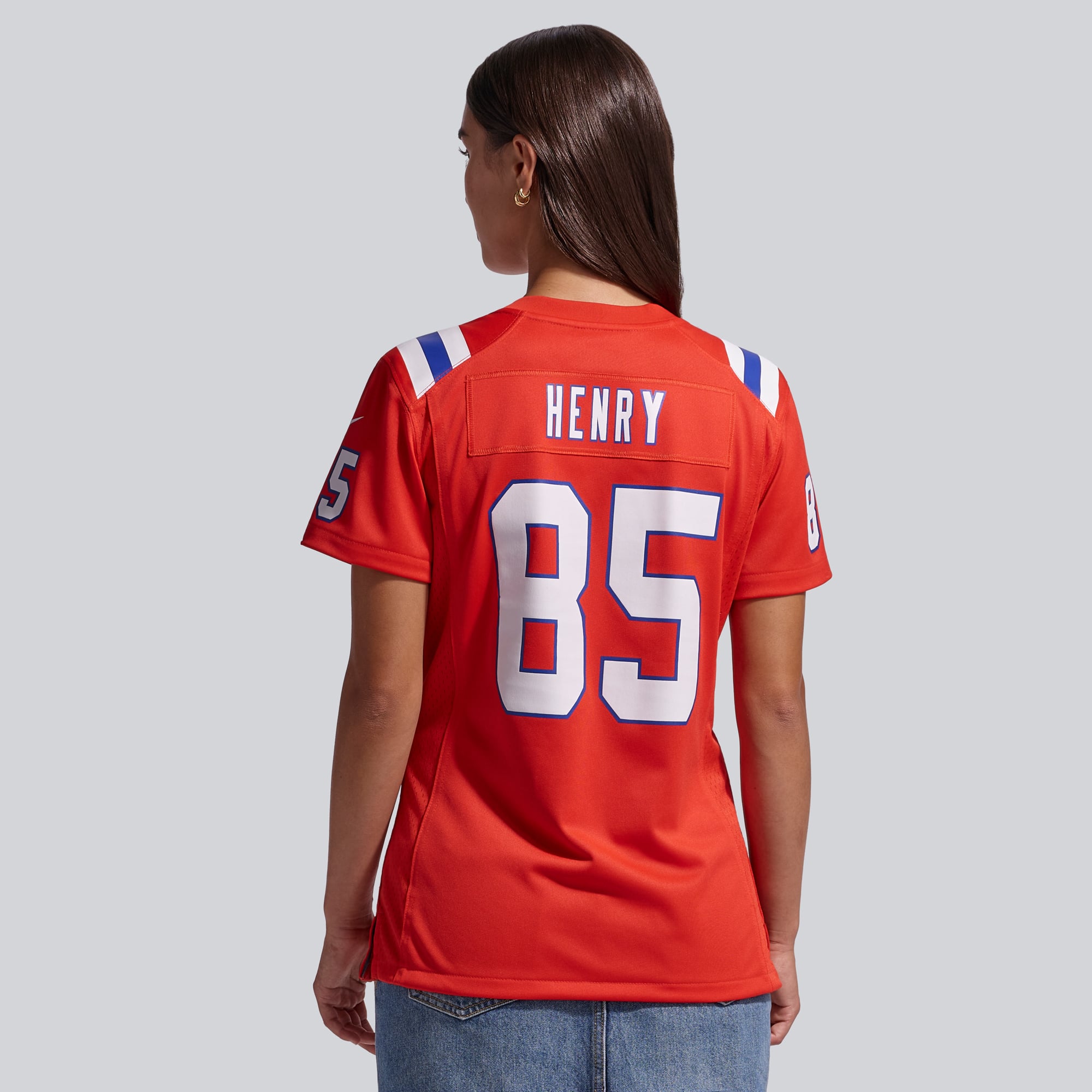 Hunter Henry New England Patriots Alternate Jersey NFL Football Fan Wear Hunter Henry