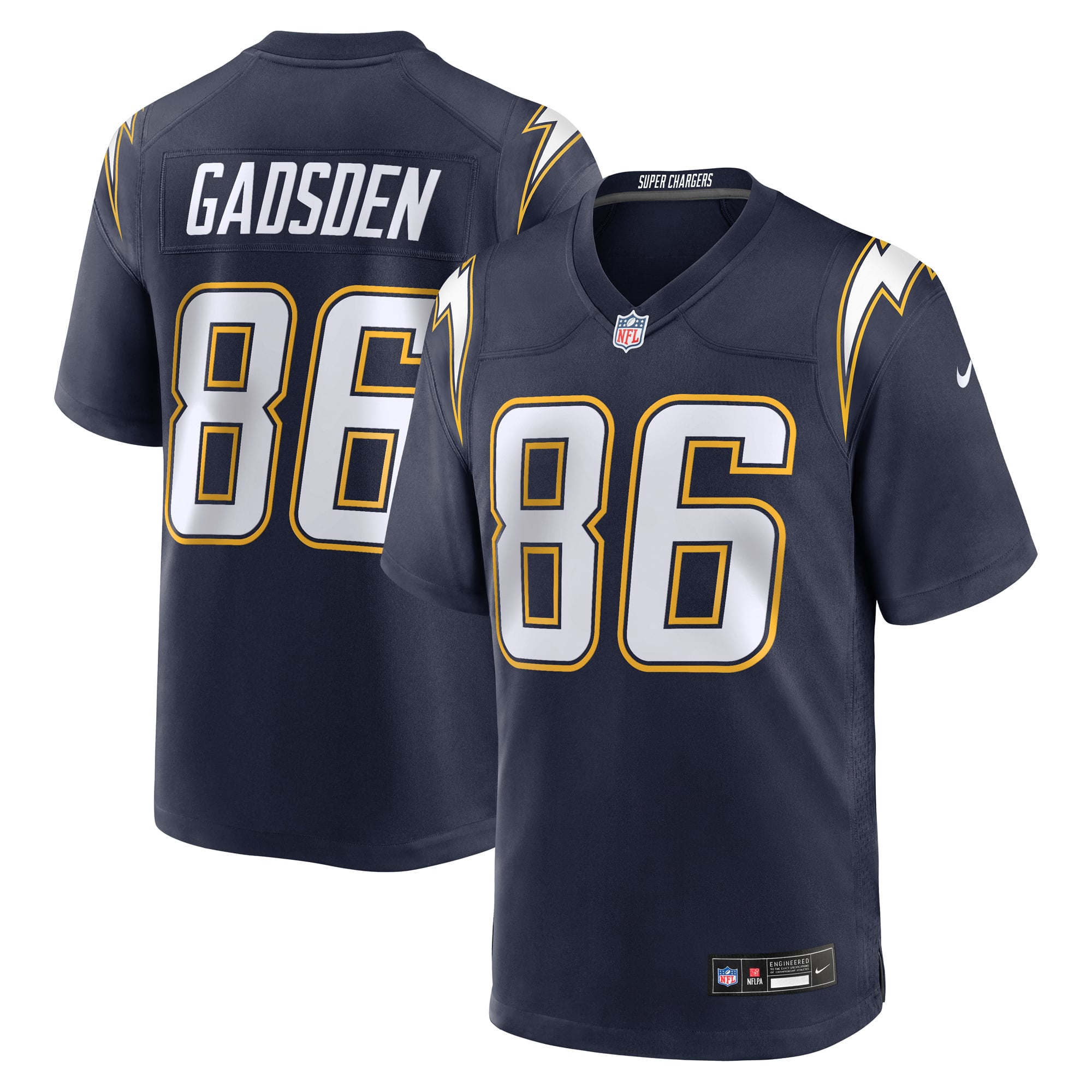 Oronde Gadsden Los Angeles Chargers Game Jersey Navy NFL Football Fan Wear