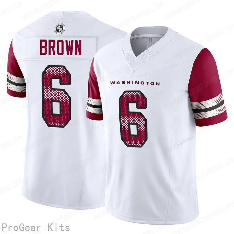 Dyami Washington Commanders Jersey No.6 Brown NFL Football Fan Wear