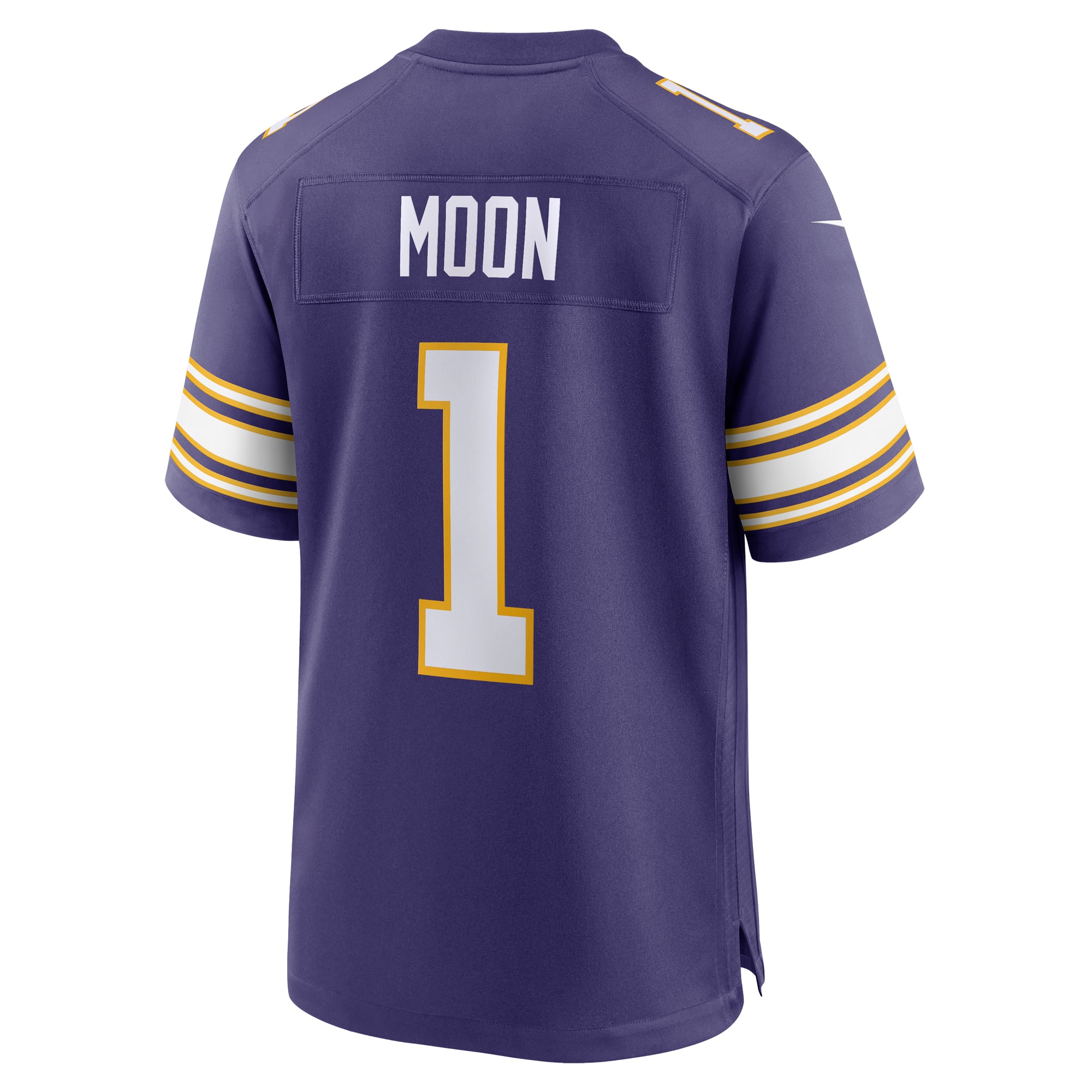 Warren Moon Retired Minnesota Vikings Game Jersey Purple NFL Football Fan Wear Warren Moon Retired