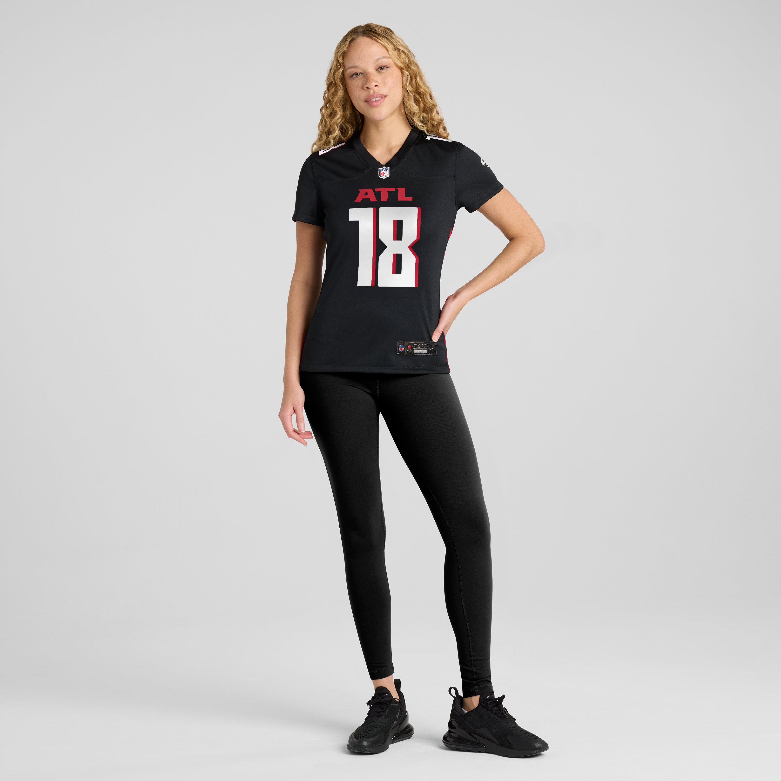 Kirk Cousins Atlanta Falcons Player Jersey Black NFL Football Fan Wear Kirk Cousins