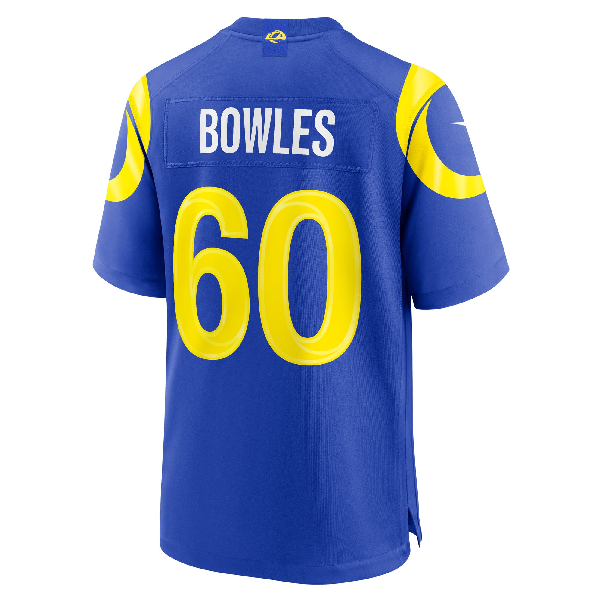 Wyatt Bowles Los Angeles Rams Game Jersey Royal NFL Football Fan Wear