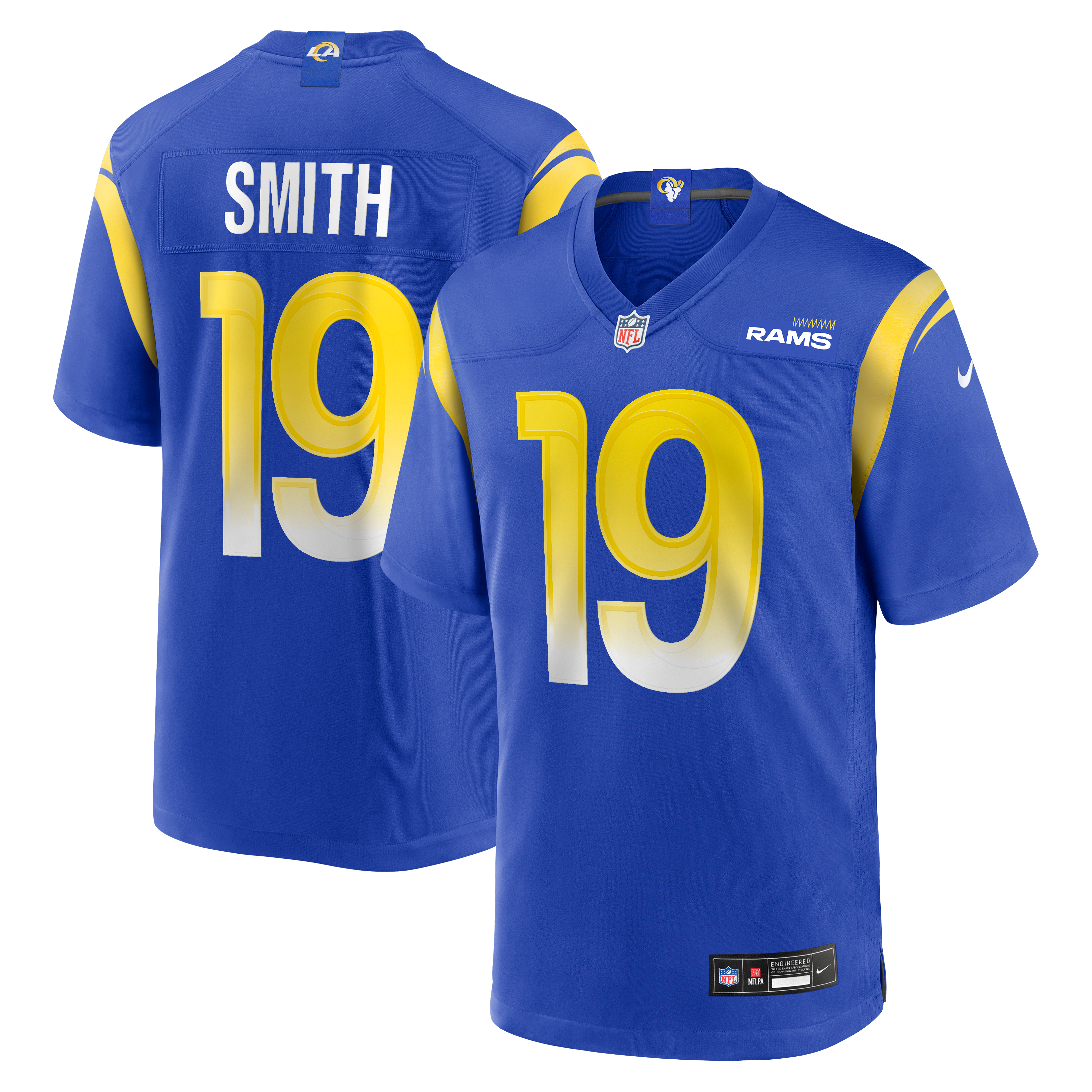 Xavier Smith Los Angeles Rams Game Jersey Royal NFL Football Fan Wear