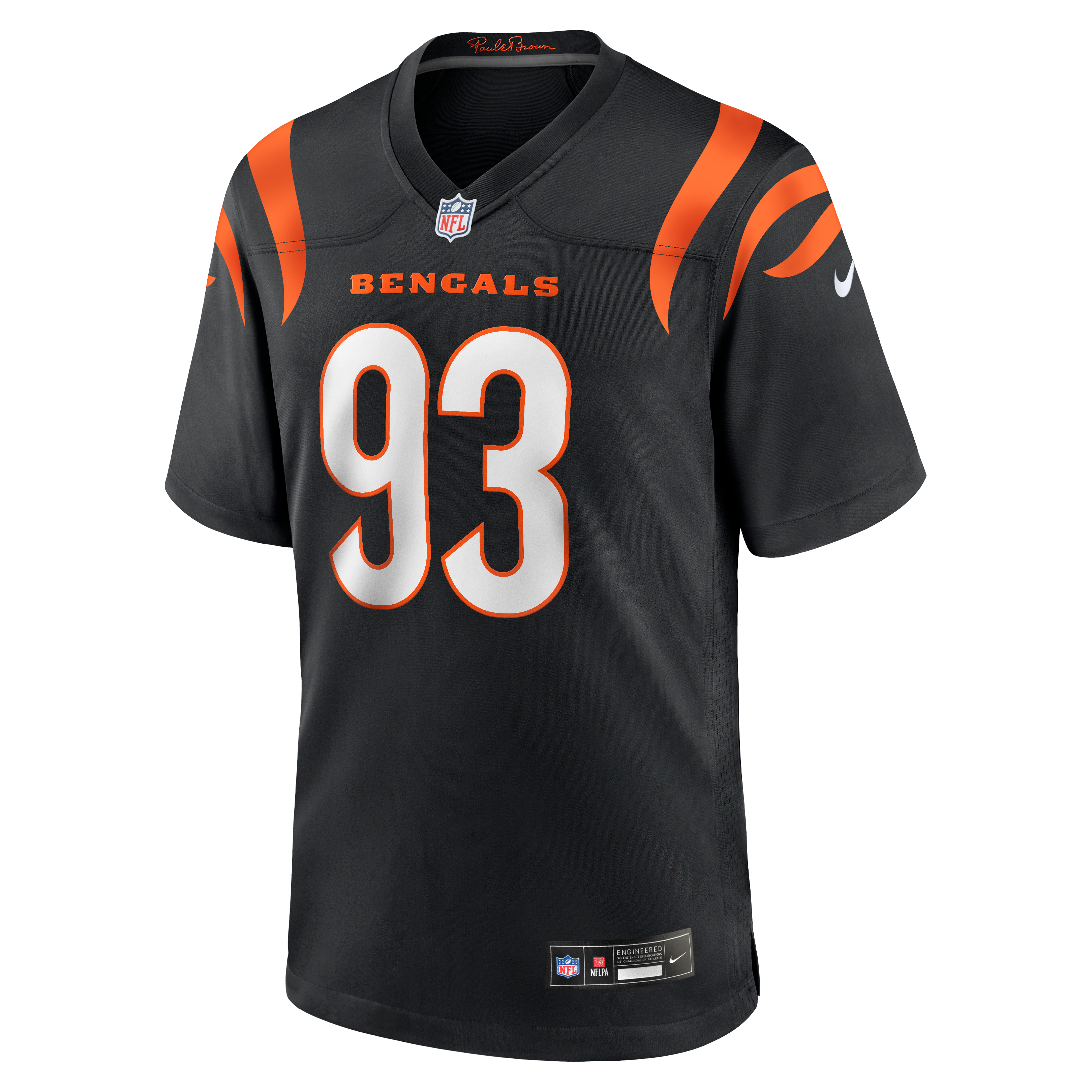 Jonathan Allen Cincinnati Bengals Game Jersey Black NFL Football Fan Wear