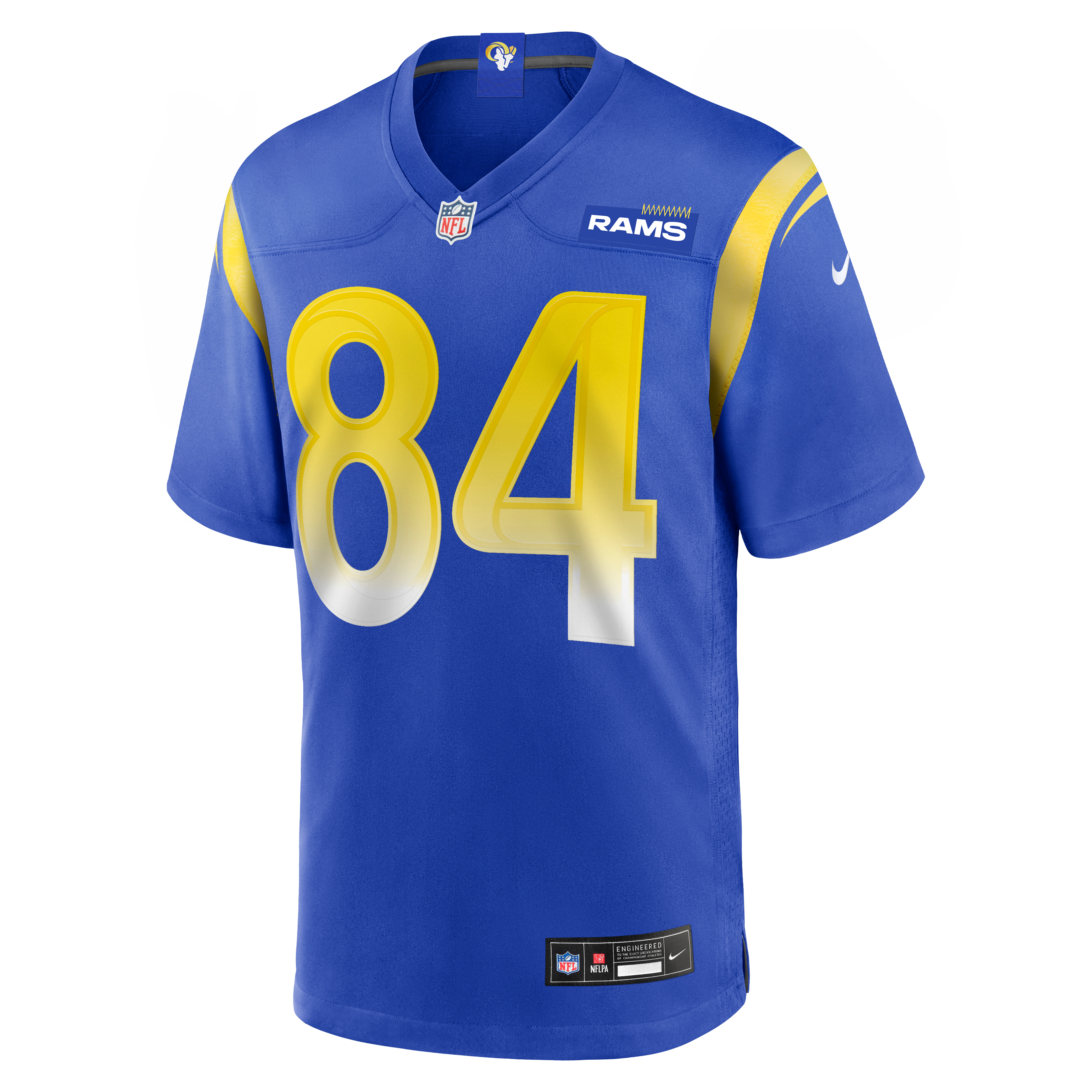 Colby Parkinson Los Angeles Rams Game Jersey Royal NFL Football Fan Wear Colby Parkinson