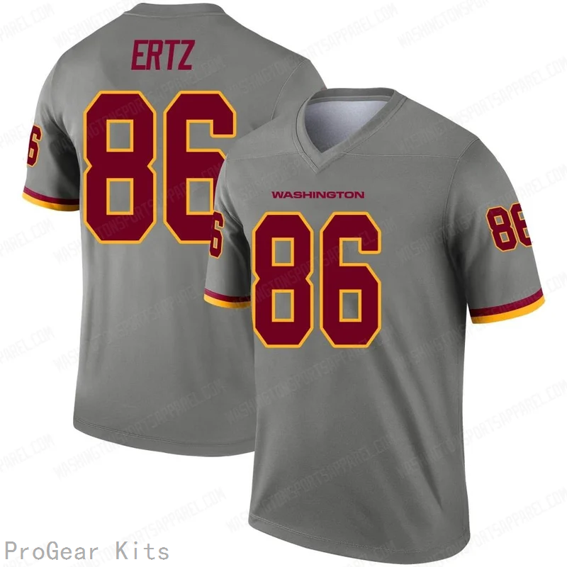 Zach Ertz Inverted Washington Commanders Legend Jersey No.86 Gray NFL Football Fan Wear