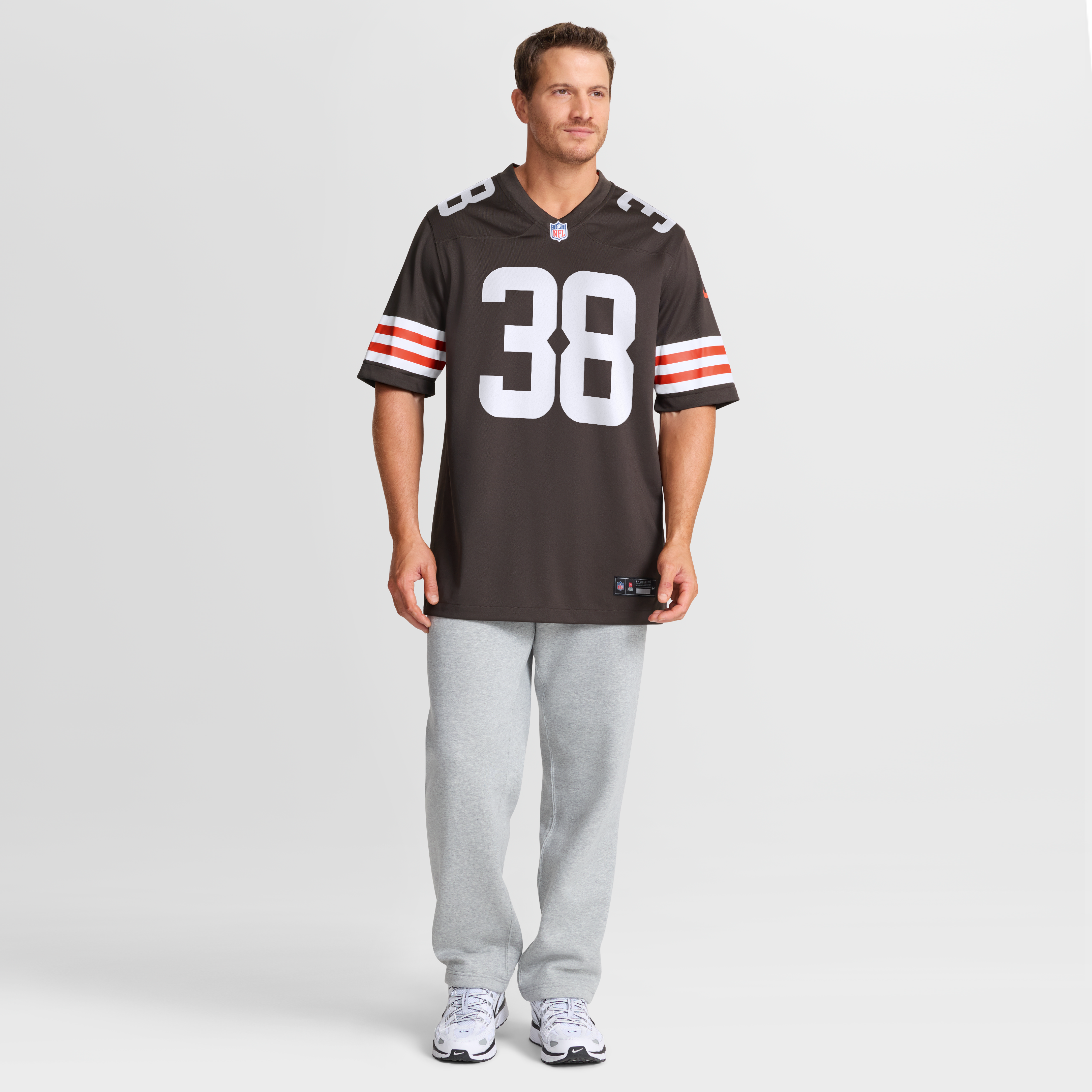 Jaleel McLaughlin Cleveland Browns Game Jersey Brown NFL Football Fan Wear