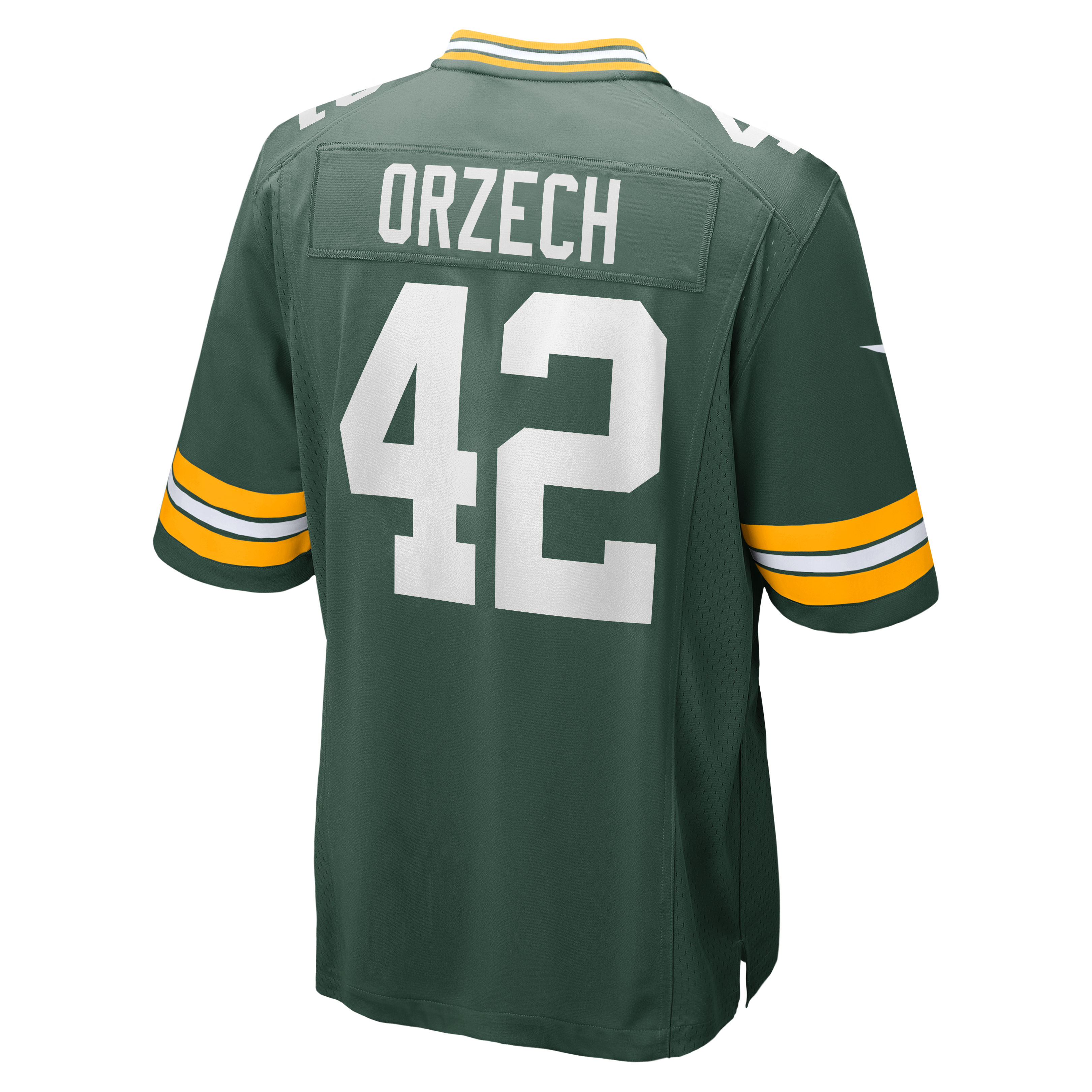 Matt Orzech Green Bay Packers Game Jersey Green NFL Football Fan Wear Matt Orzech