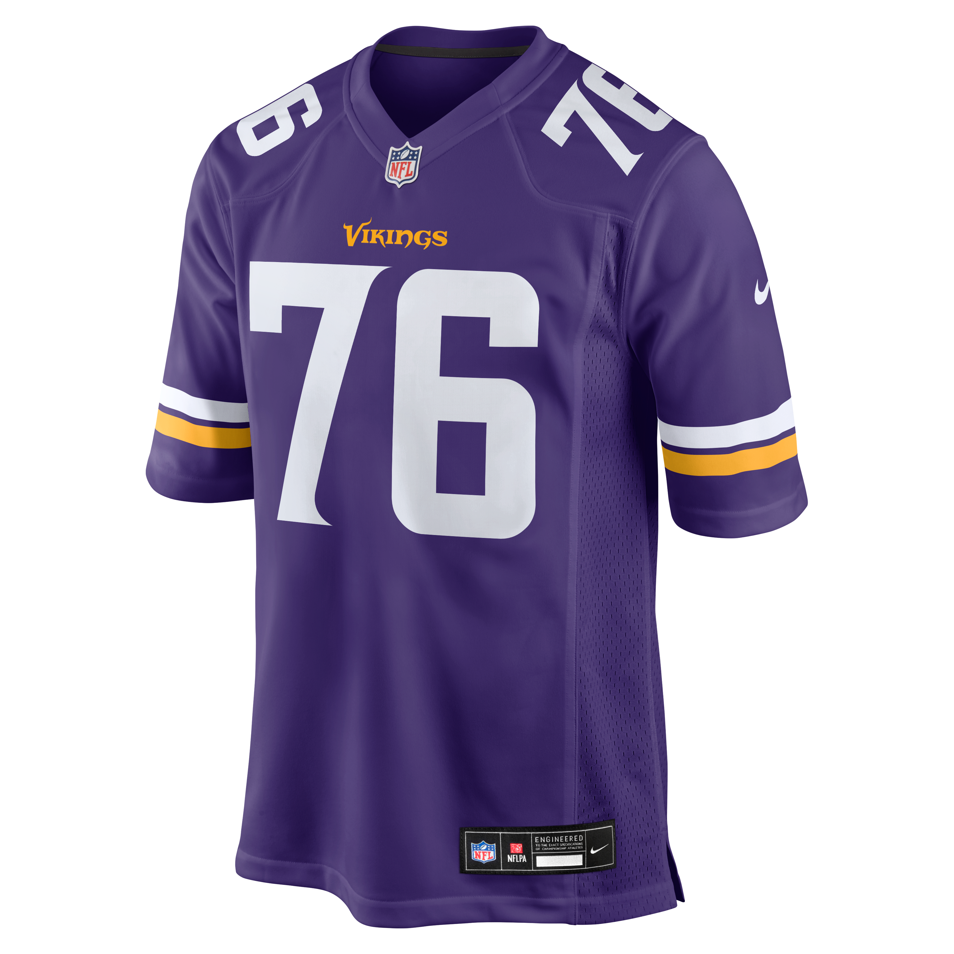 Will Fries Minnesota Vikings Game Jersey Purple NFL Football Fan Wear
