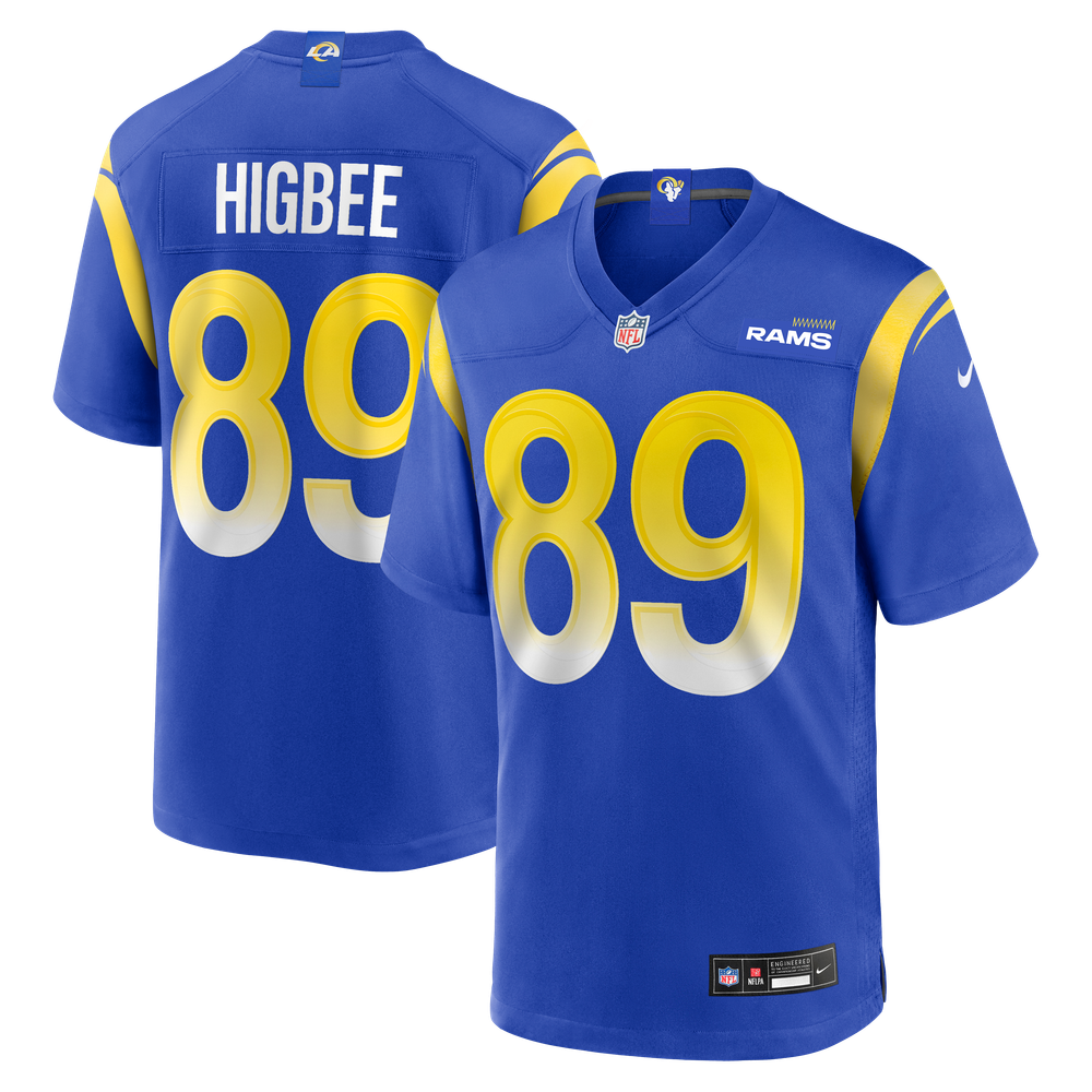 Tyler Higbee Los Angeles Rams Player Jersey Royal NFL Football Fan Wear