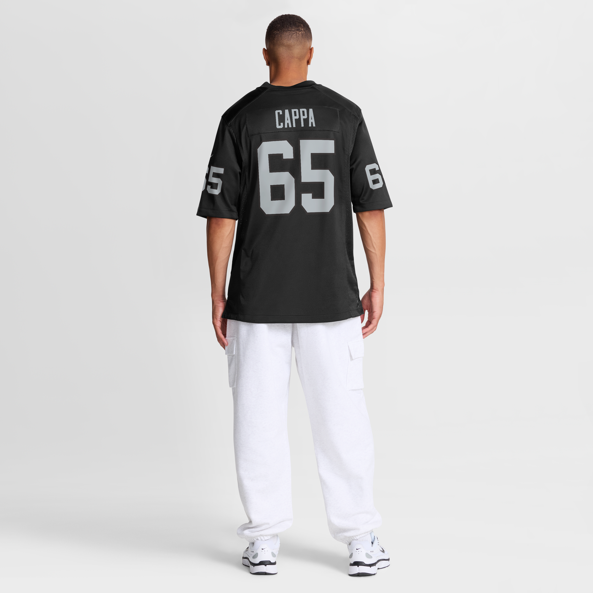 Alex Cappa Las Vegas Raiders Game Jersey Black NFL Football Fan Wear