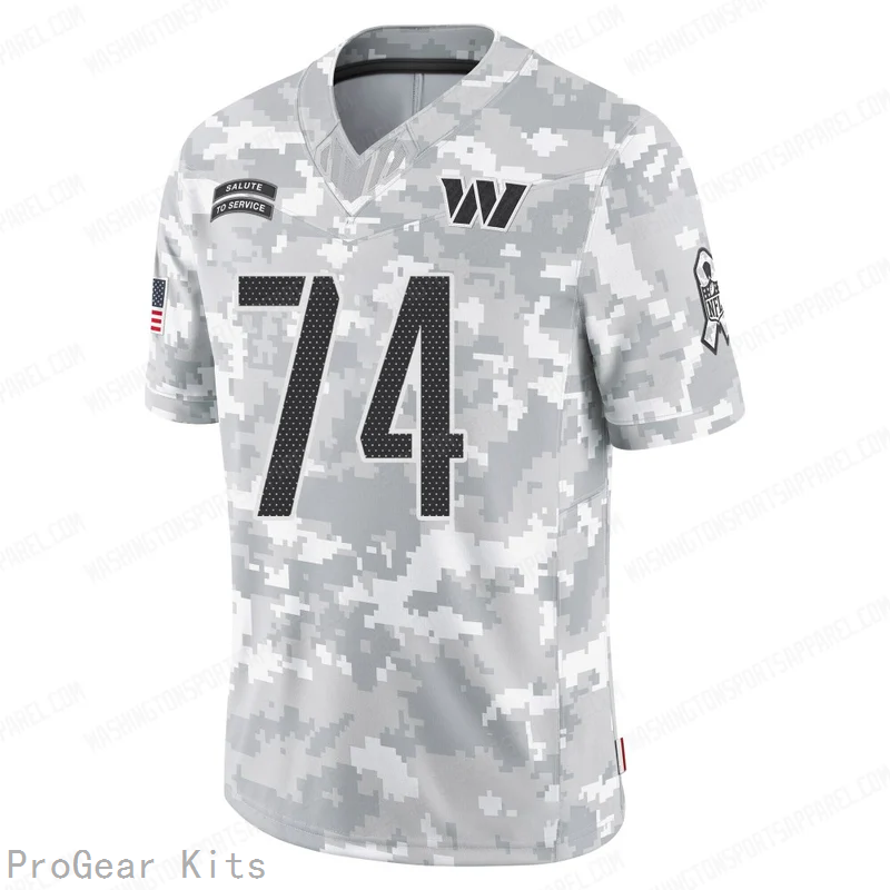 Brandon Coleman Washington Commanders Jersey No.74 Camo NFL Football Fan Wear Brandon Coleman