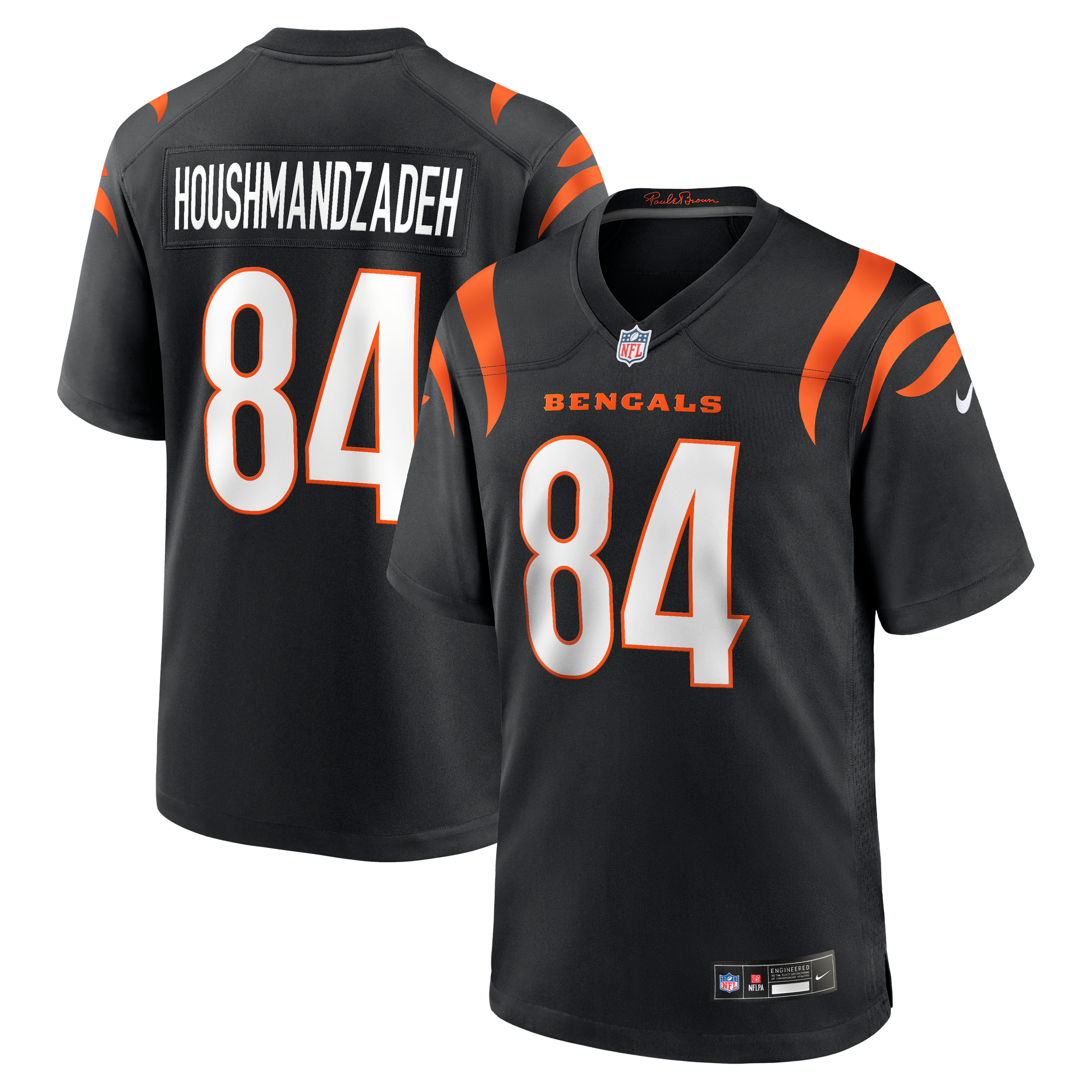 Retired TJ Houshmandzadeh Cincinnati Bengals Player Jersey Black NFL Football Fan Wear