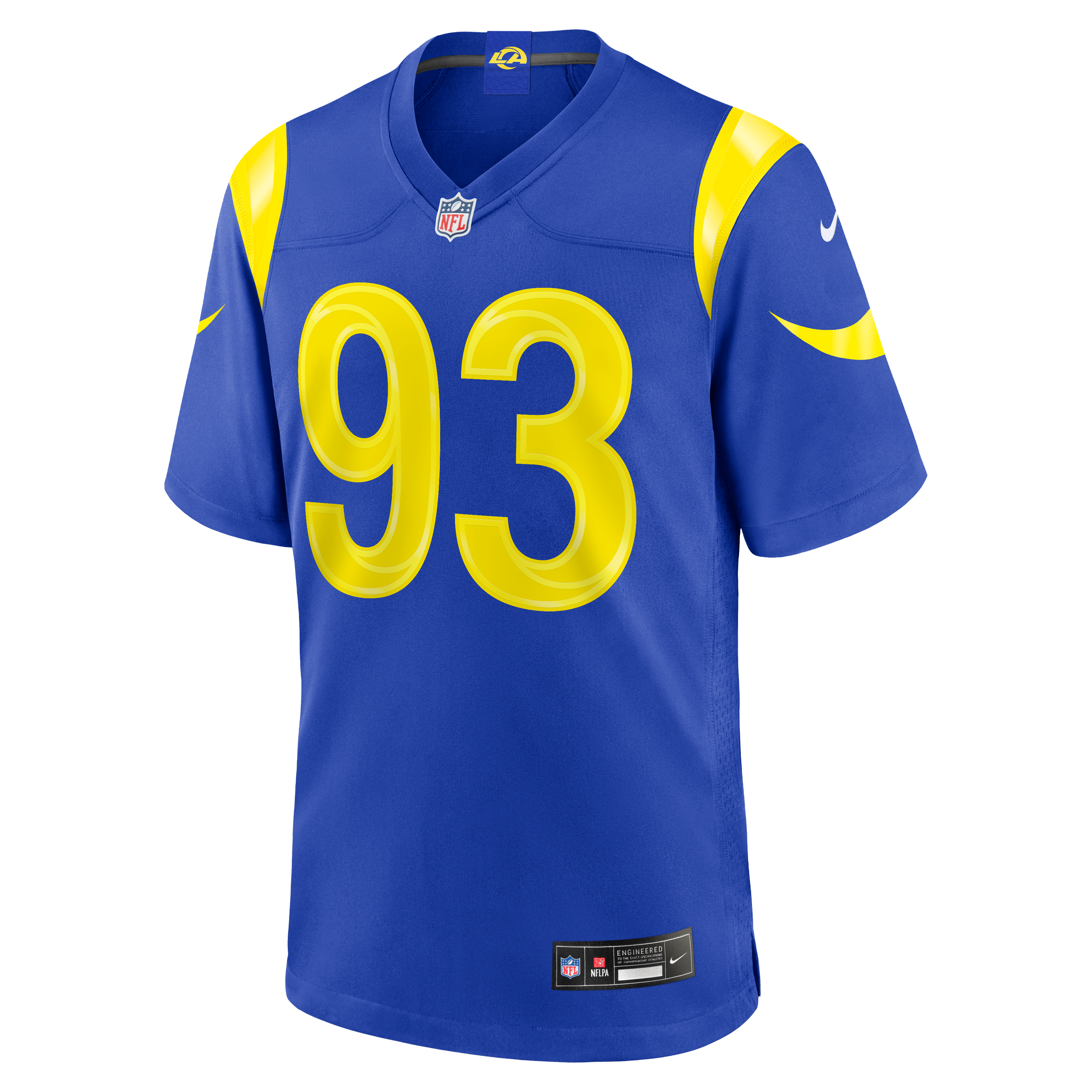 Bill Norton Los Angeles Rams Game Jersey Royal NFL Football Fan Wear