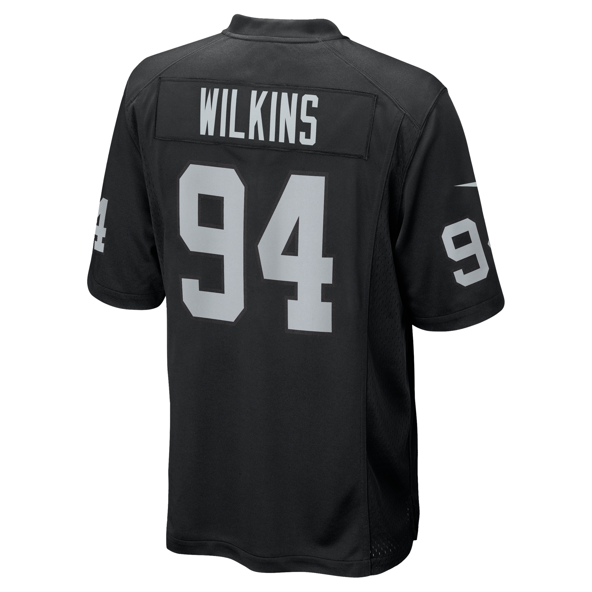 Christian Wilkins Las Vegas Raiders Game Jersey Black NFL Football Fan Wear Christian Wilkins
