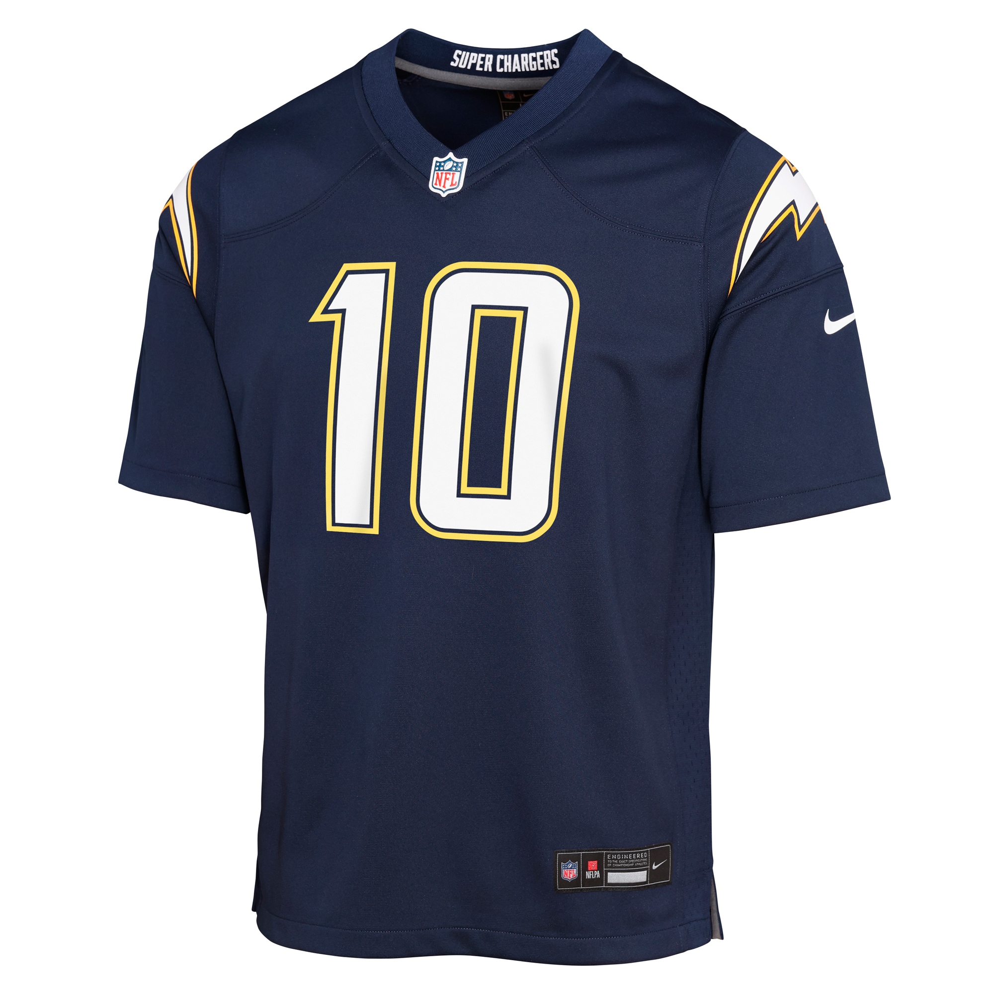 Justin Herbert Los Angeles Chargers Player Jersey No.10 Navy NFL Football Fan Wear