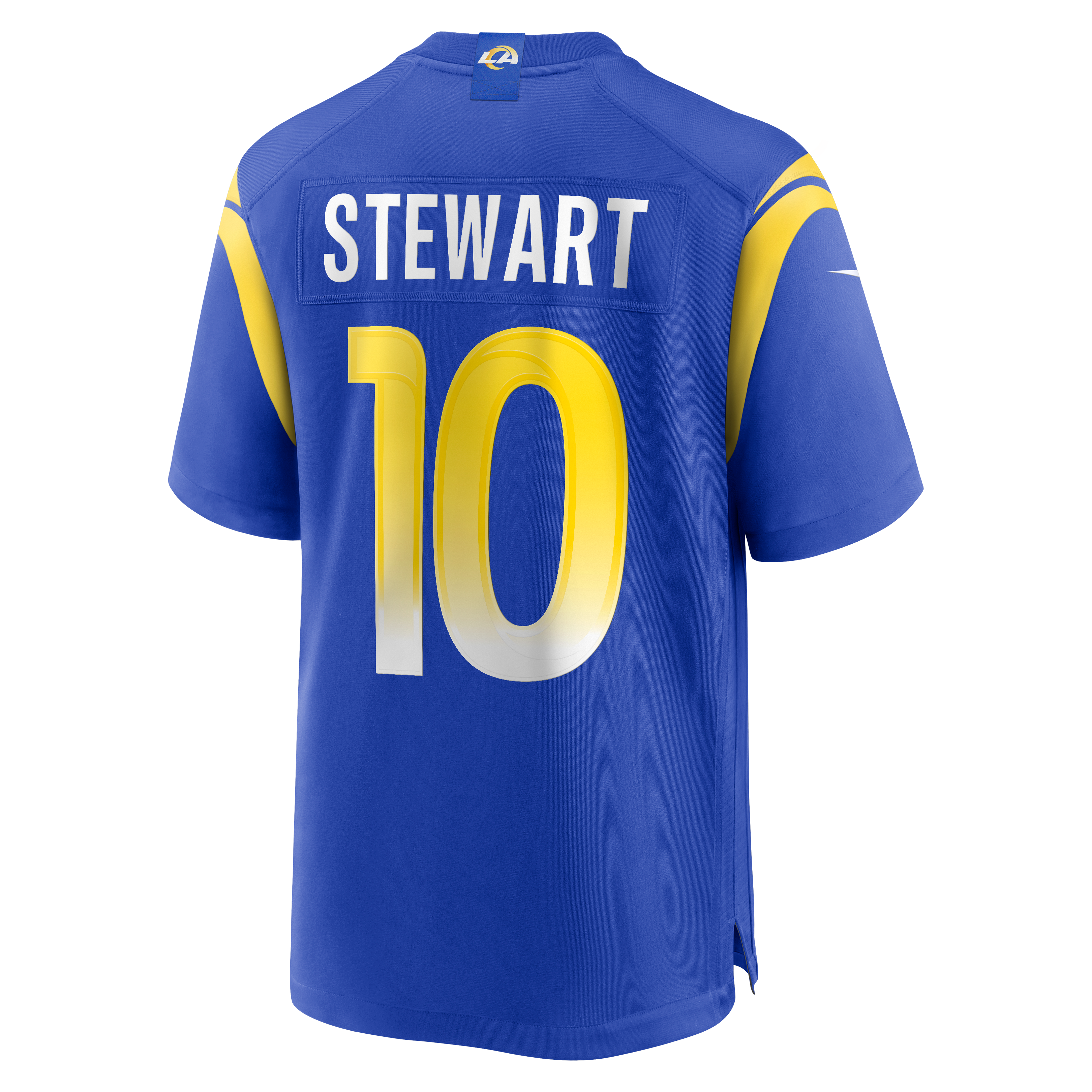 Josaiah Stewart Los Angeles Rams Game Jersey Royal NFL Football Fan Wear Josaiah Stewart