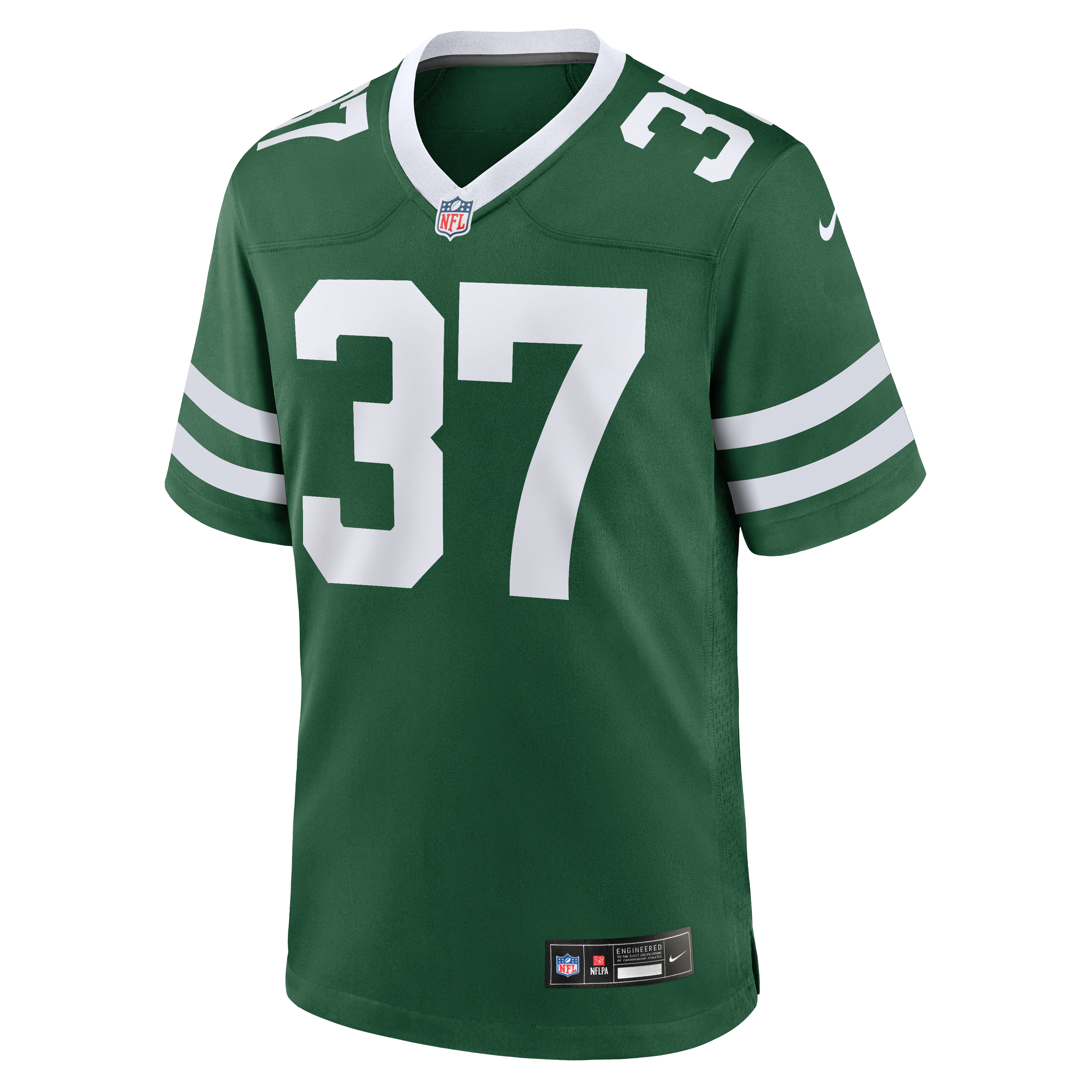 Qwan'tez Stiggers New York Jets Game Jersey Green NFL Football Fan Wear