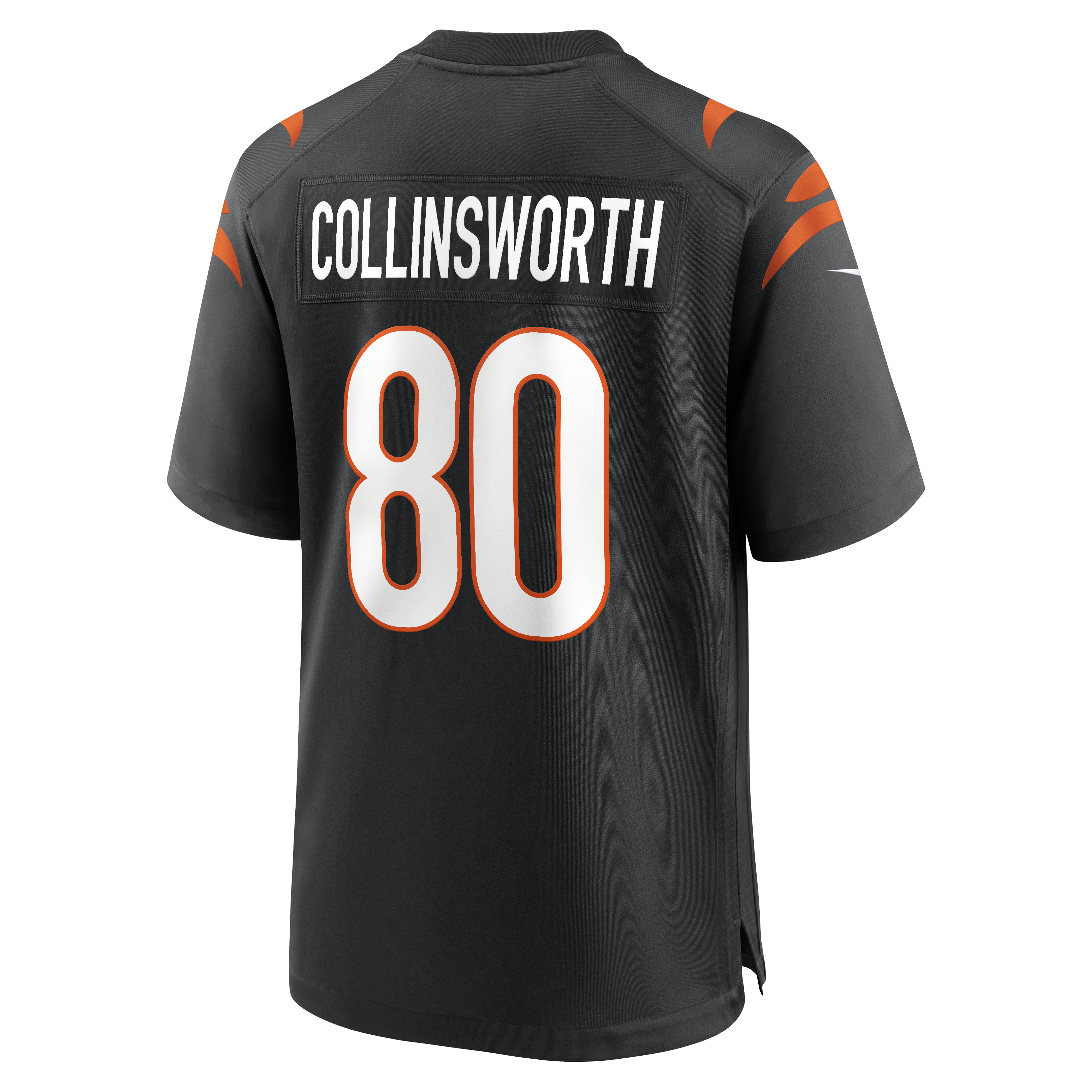 Cris Collinsworth Retired Cincinnati Bengals Game Jersey Black NFL Football Fan Wear Cris Collinsworth Retired