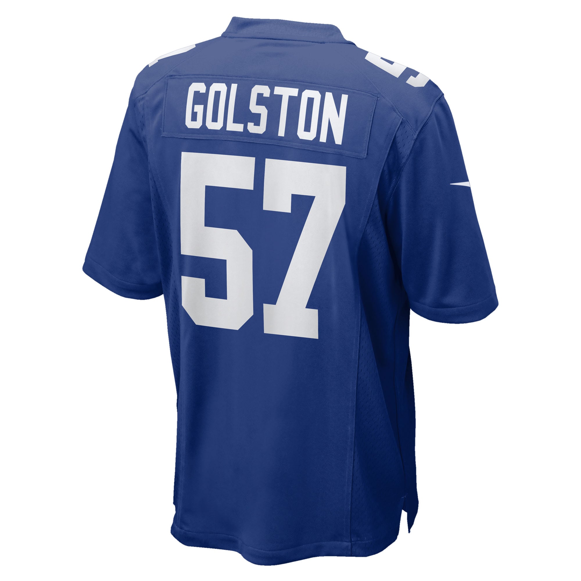 Chauncey Golston New York Giants Game Jersey Royal NFL Football Fan Wear