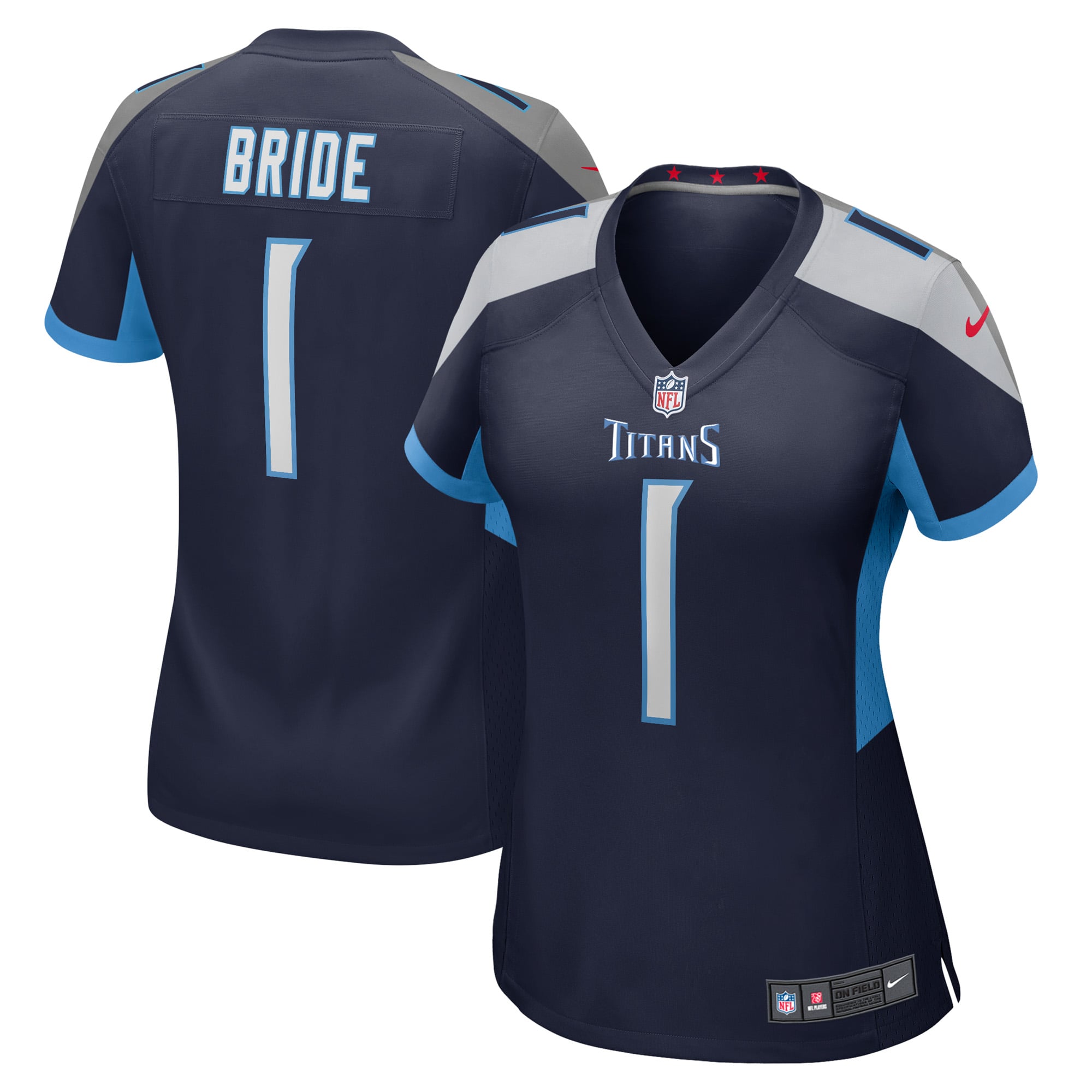 Tennessee Titans Game Jersey No.1 Navy NFL Football Fan Wear