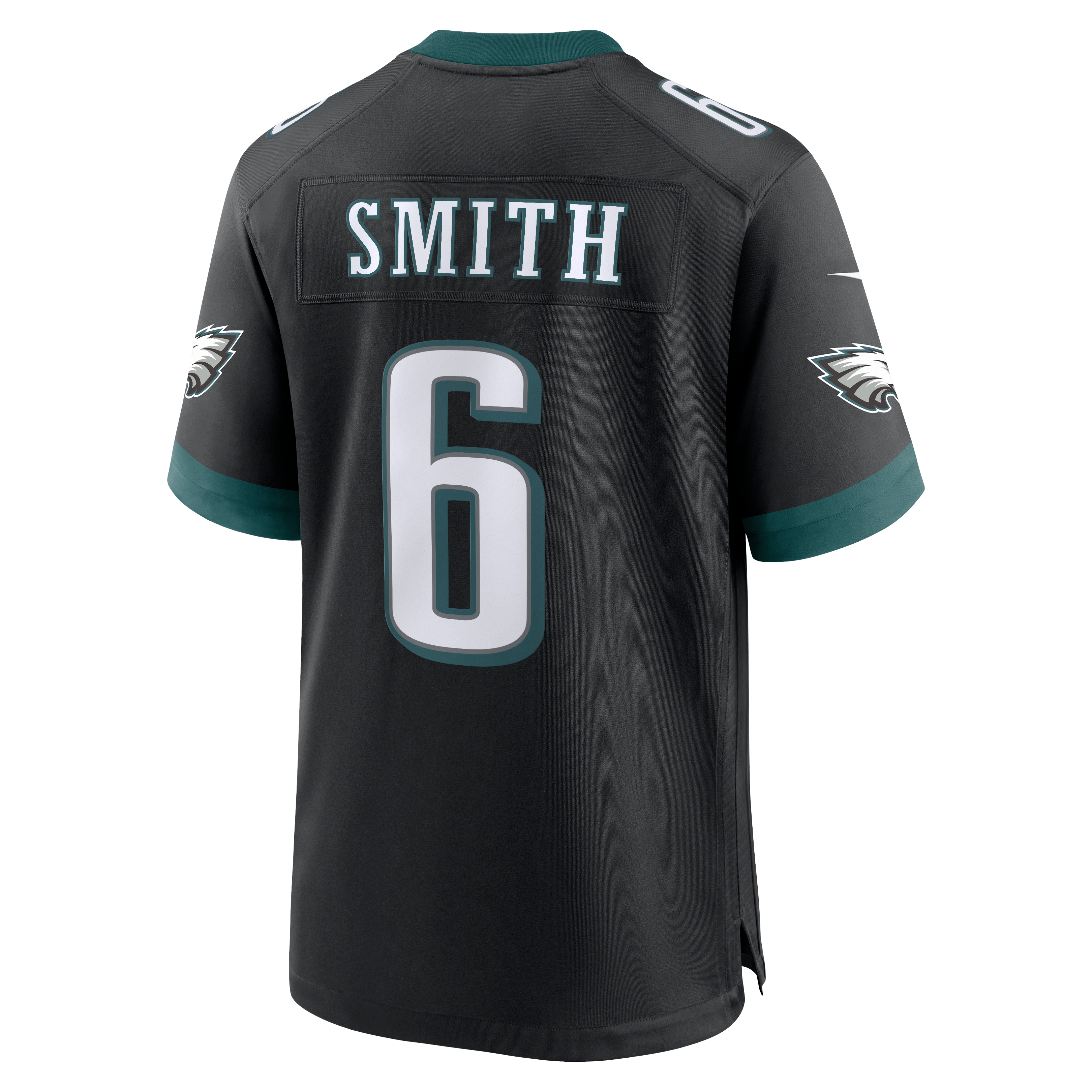 DeVonta Smith Philadelphia Eagles Game Jersey Black NFL Football Fan Wear