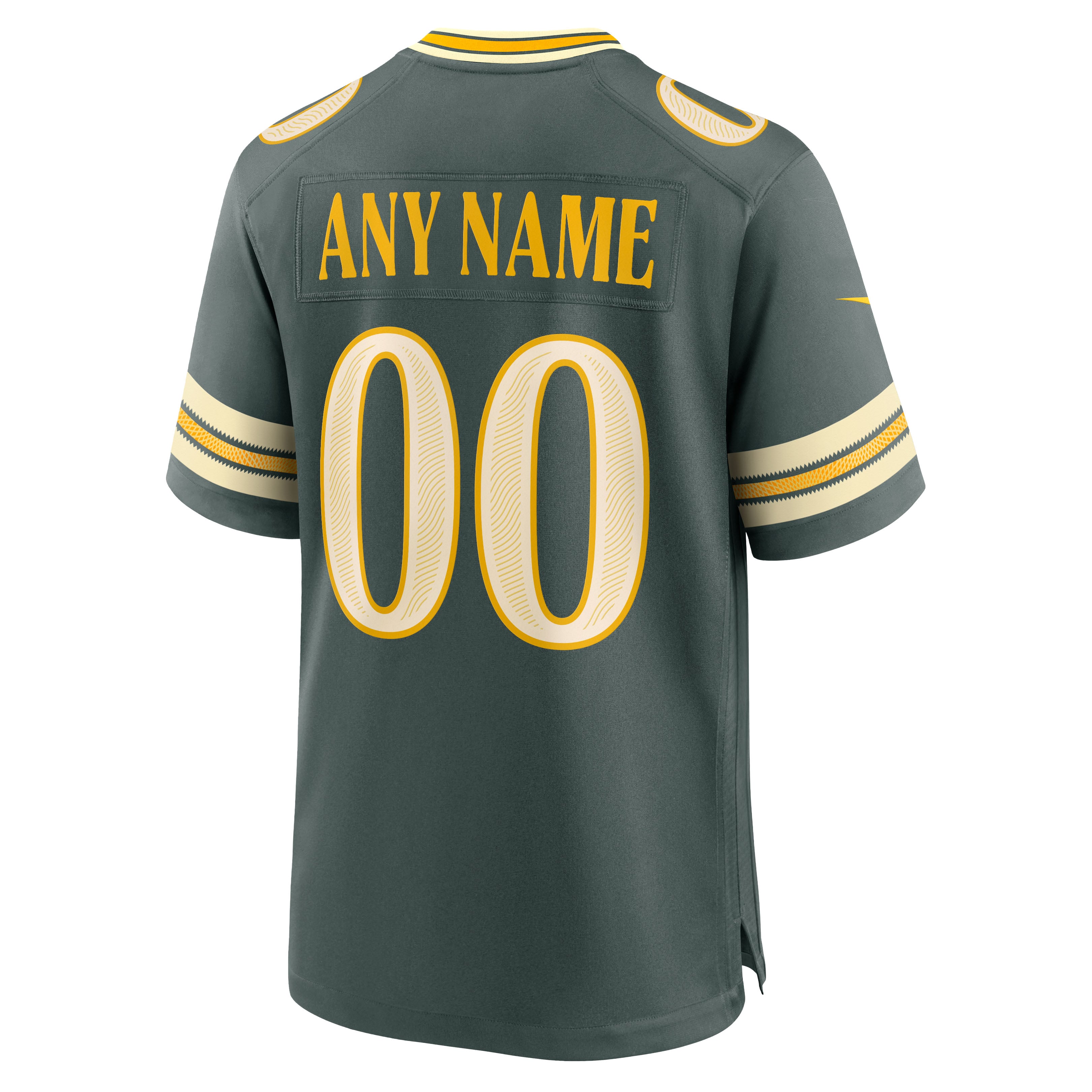 Green Bay Packers Custom Jersey Green NFL Football Fan Wear Custom Number